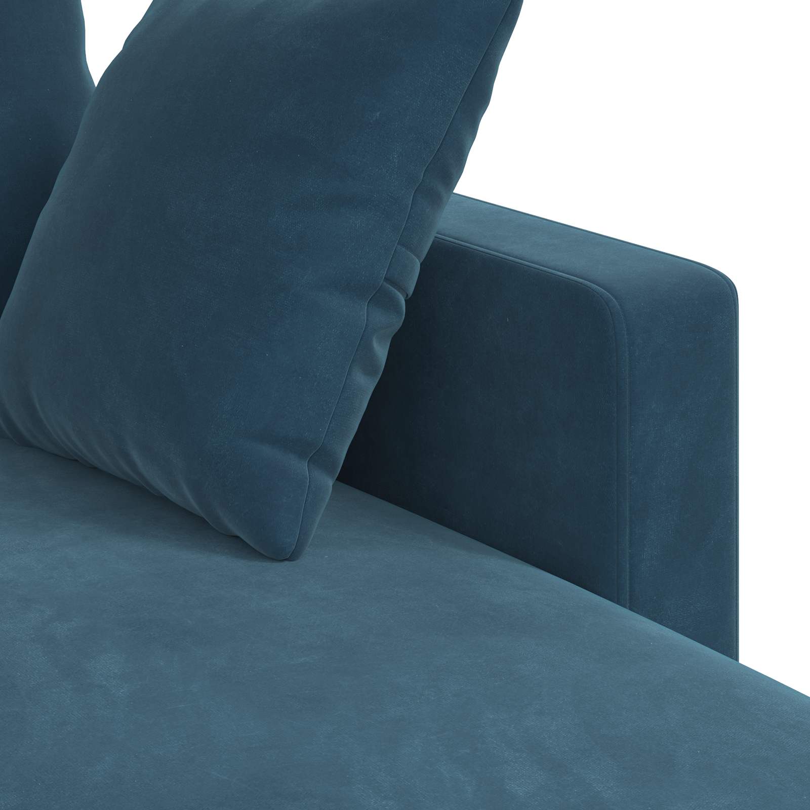 Sofa Plava 178 x 134 x 80 cm Baršun