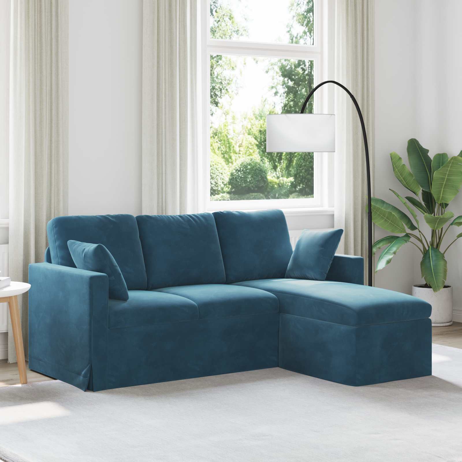 Sofa Plava 178 x 134 x 80 cm Baršun