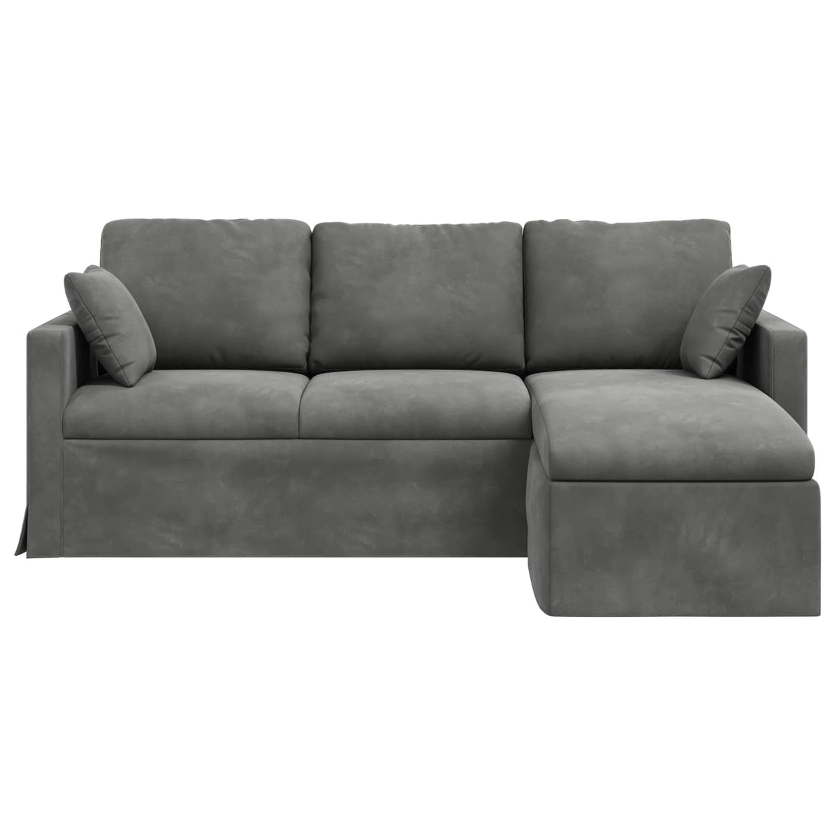 Sofa Tamno siva 198 x 134 x 80 cm Baršun