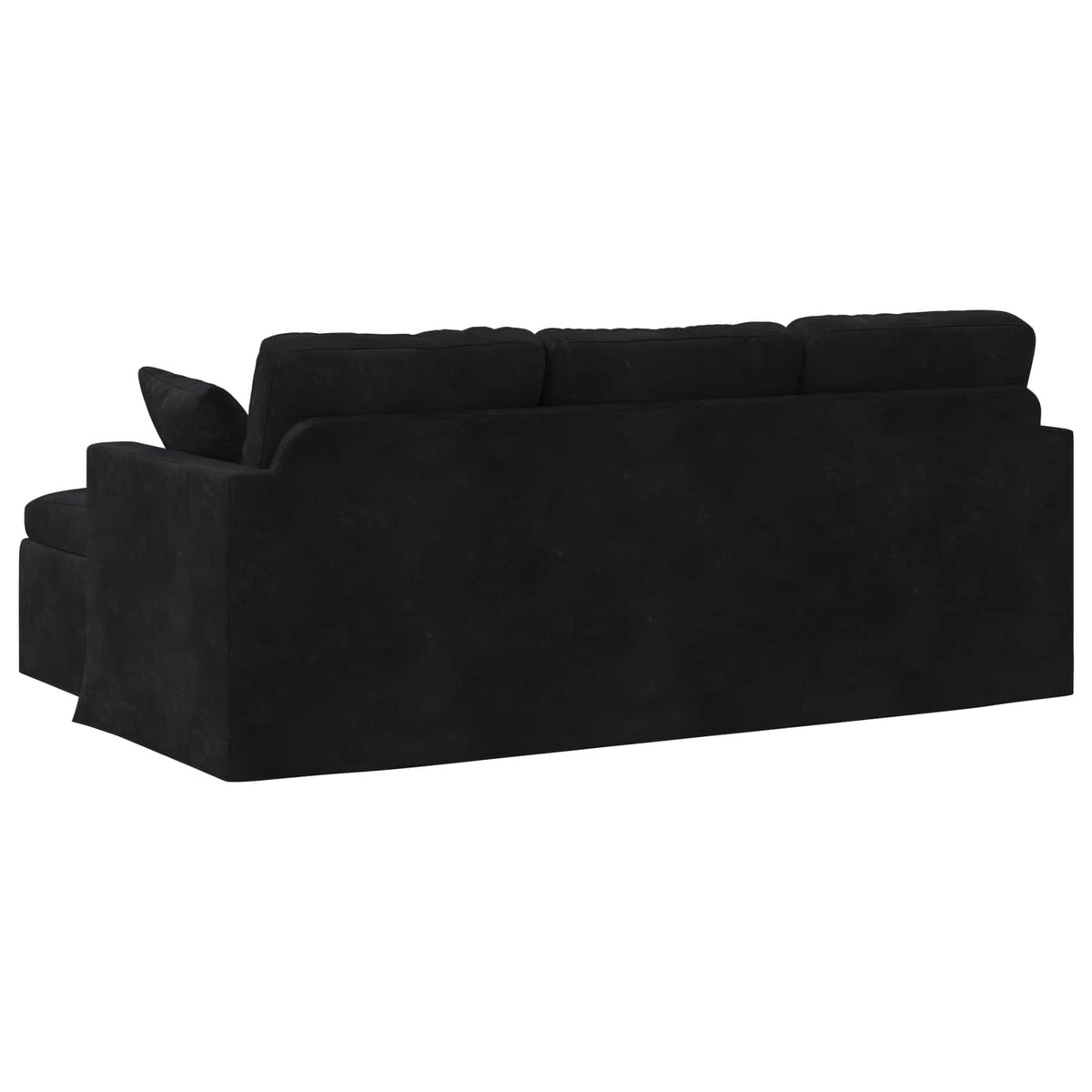 Sofa Crna 198 x 134 x 80 cm Baršun