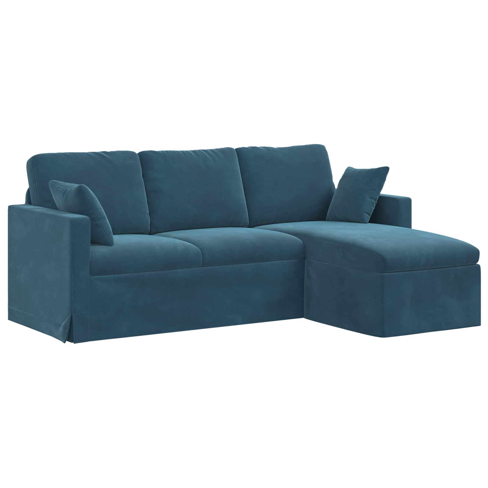 Sofa Plava 198 x 134 x 80 cm Baršun