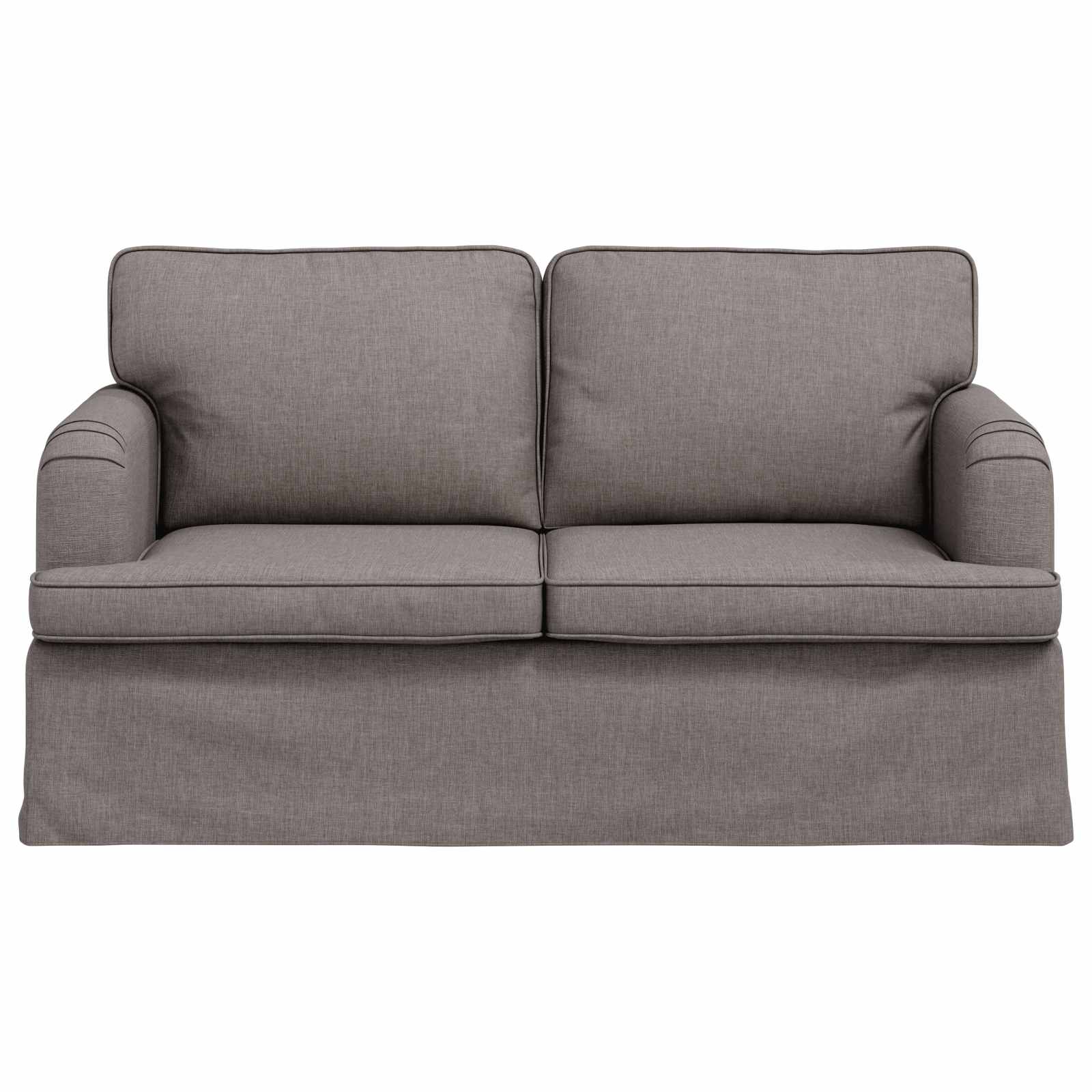 Sofa Sivo-smeđa 144 x 80 x 85 cm tkanina