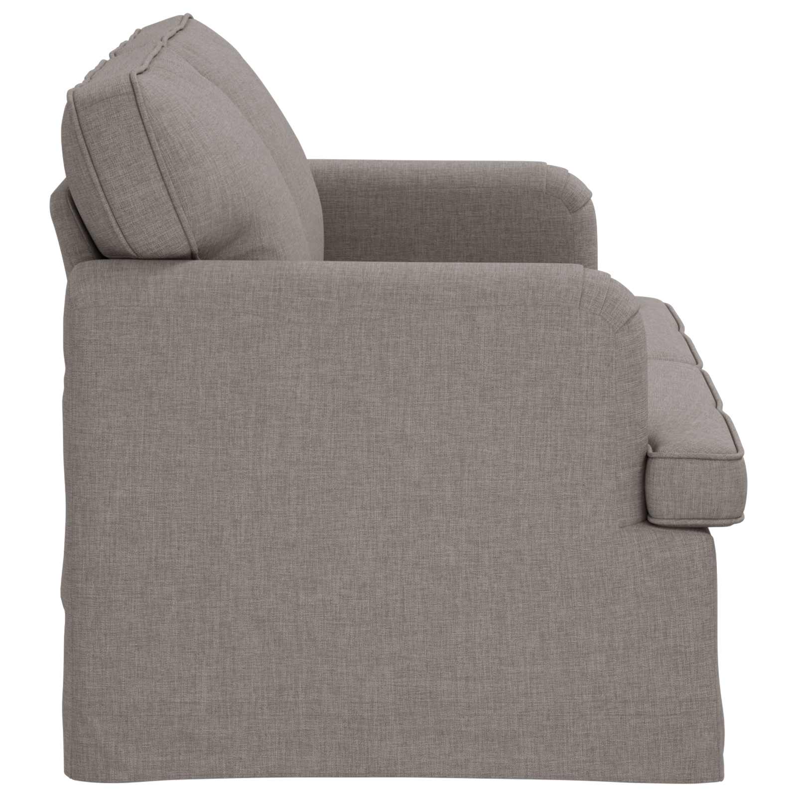 Sofa Sivo-smeđa 144 x 80 x 85 cm tkanina