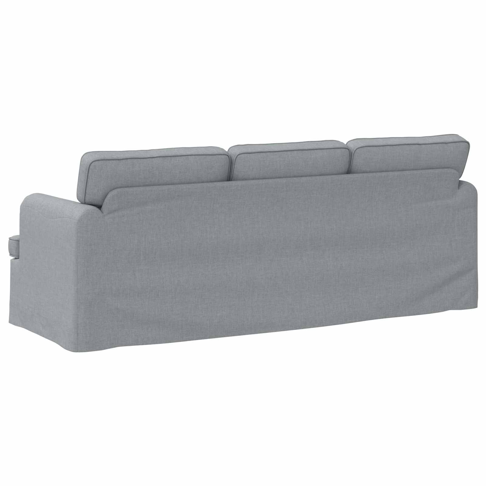Sofa Svijetlo siva 201 x 80 x 85 cm tkanina