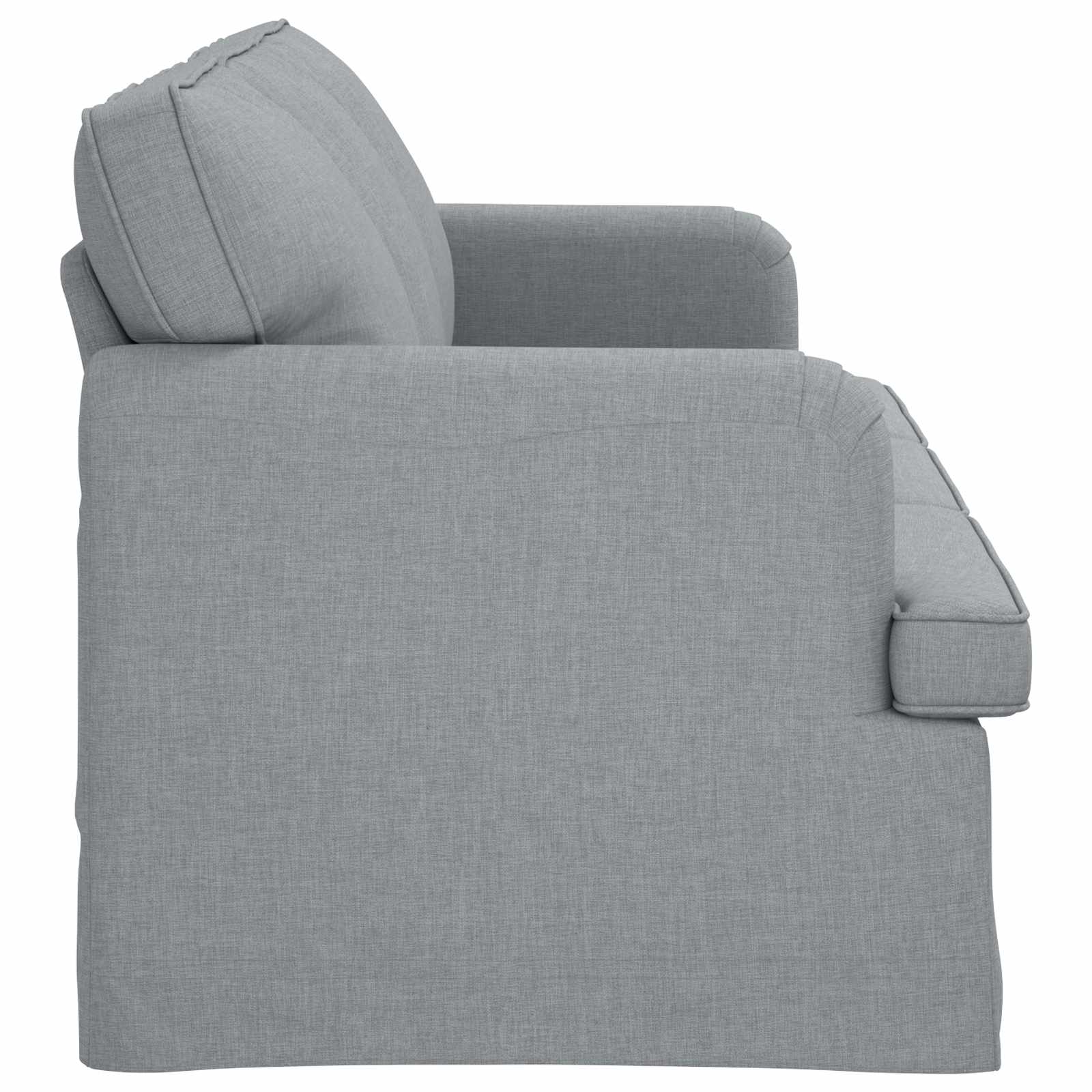 Sofa Svijetlo siva 201 x 80 x 85 cm tkanina