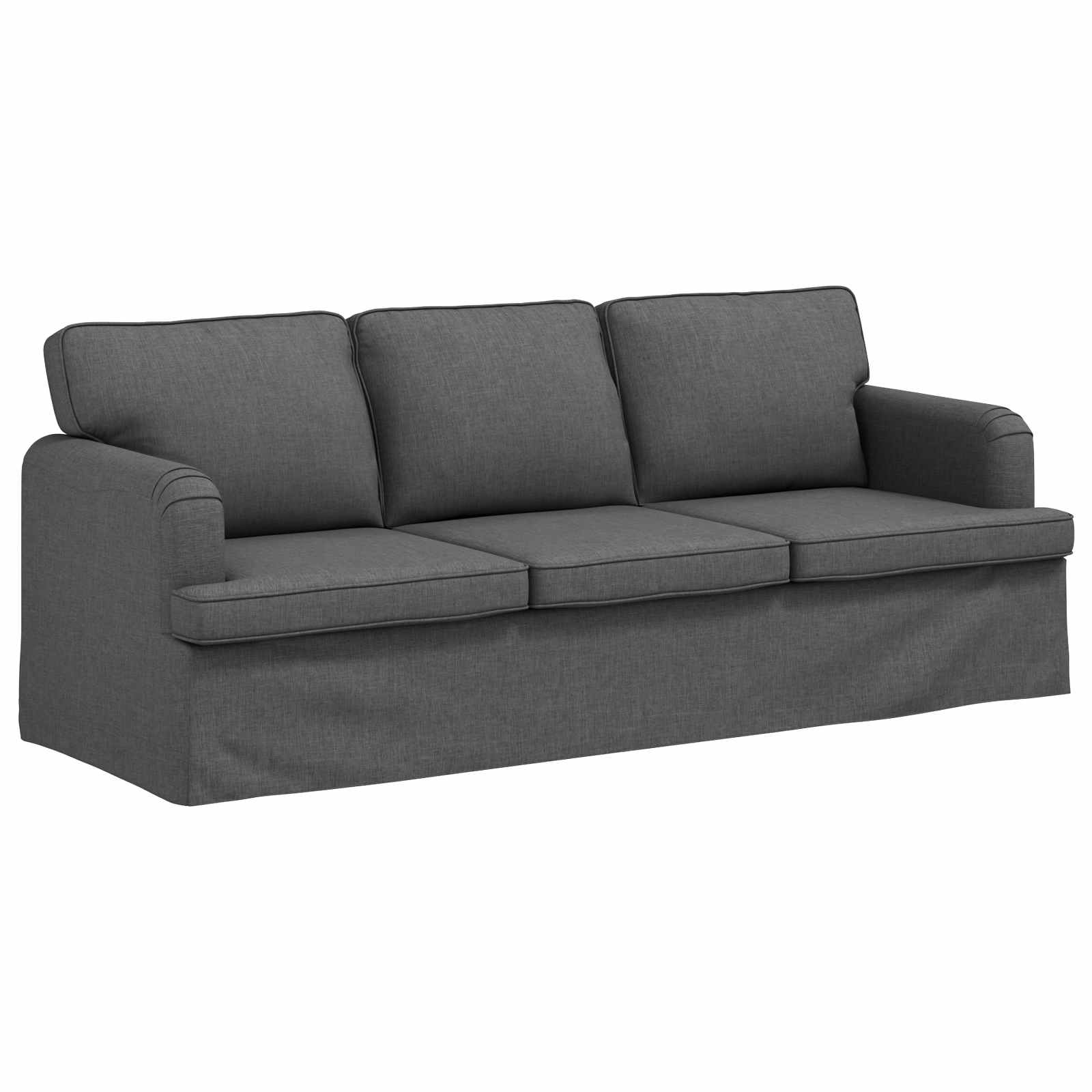 Sofa Tamno siva 201 x 80 x 85 cm tkanina