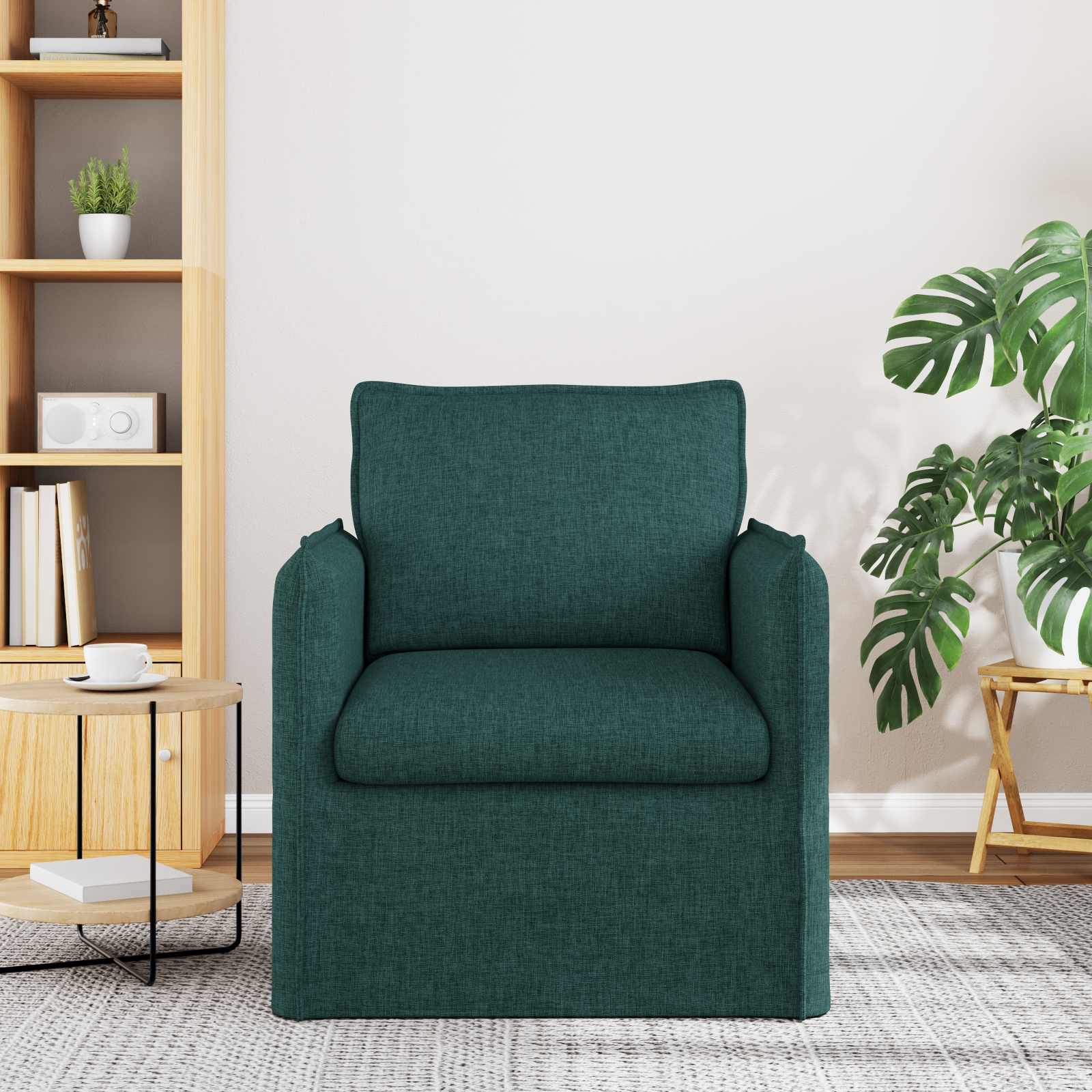 Sofa Tamnozelena 75 x 82 x 85 cm tkanina