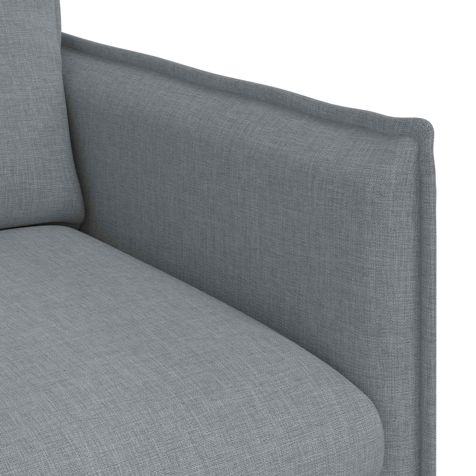 Sofa Svijetlo siva 136 x 82 x 85 cm tkanina
