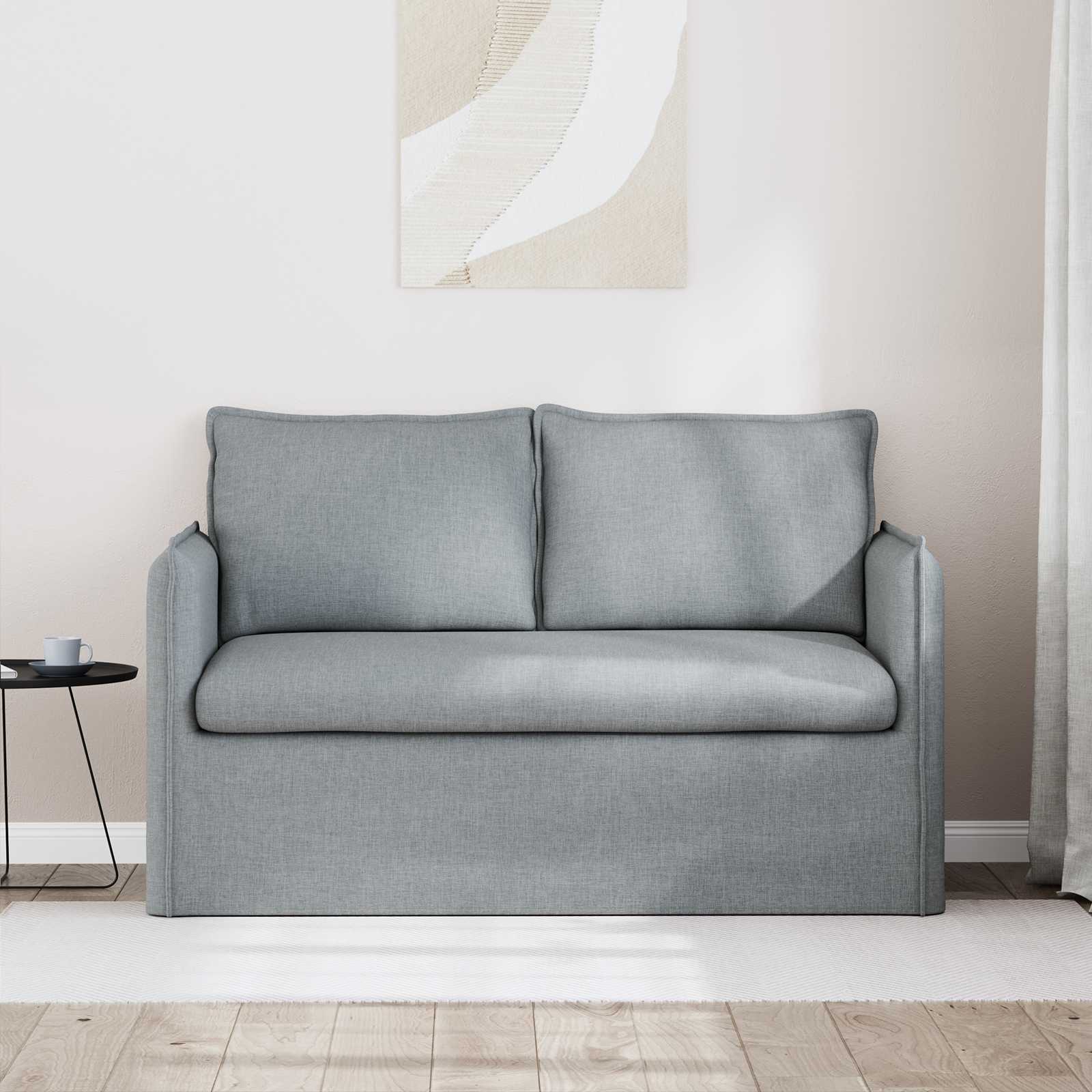 Sofa Svijetlo siva 136 x 82 x 85 cm tkanina