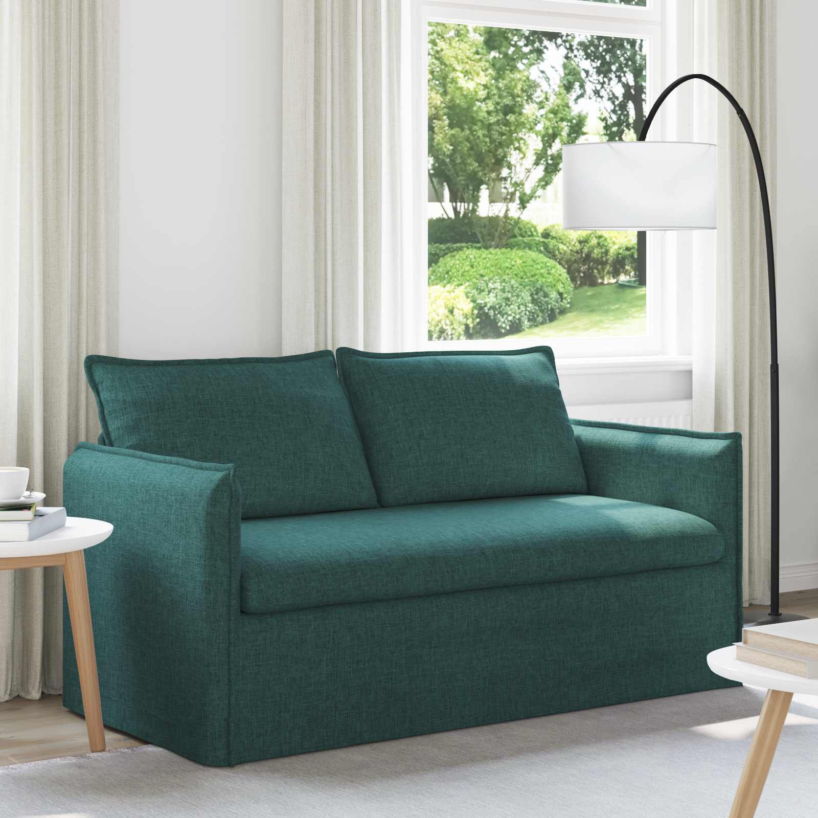 Sofa Tamnozelena 156 x 82 x 85 cm tkanina