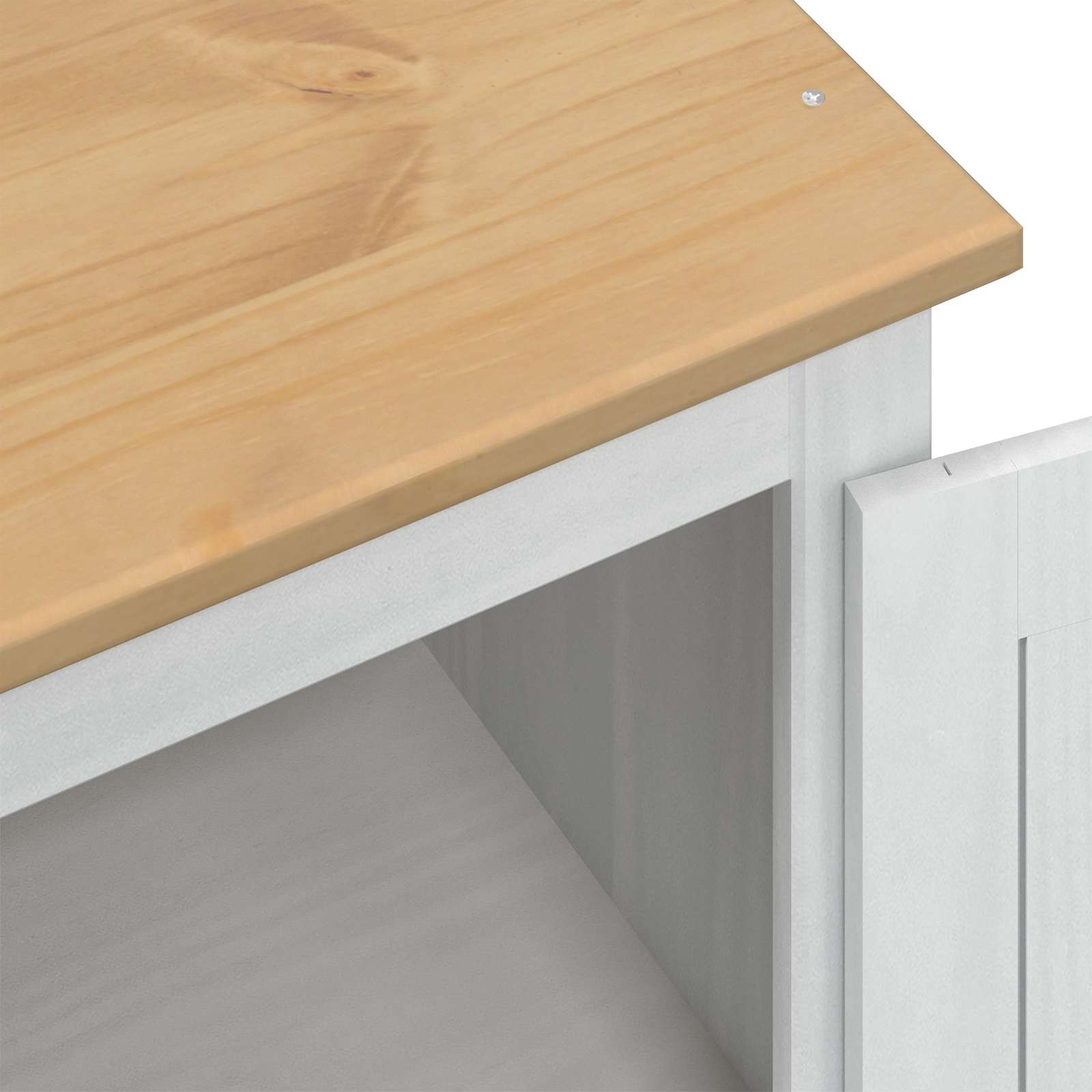 Ormari s ladicama Bijelo 55 x 38 x 170 cm Čvrsto borovo drvo