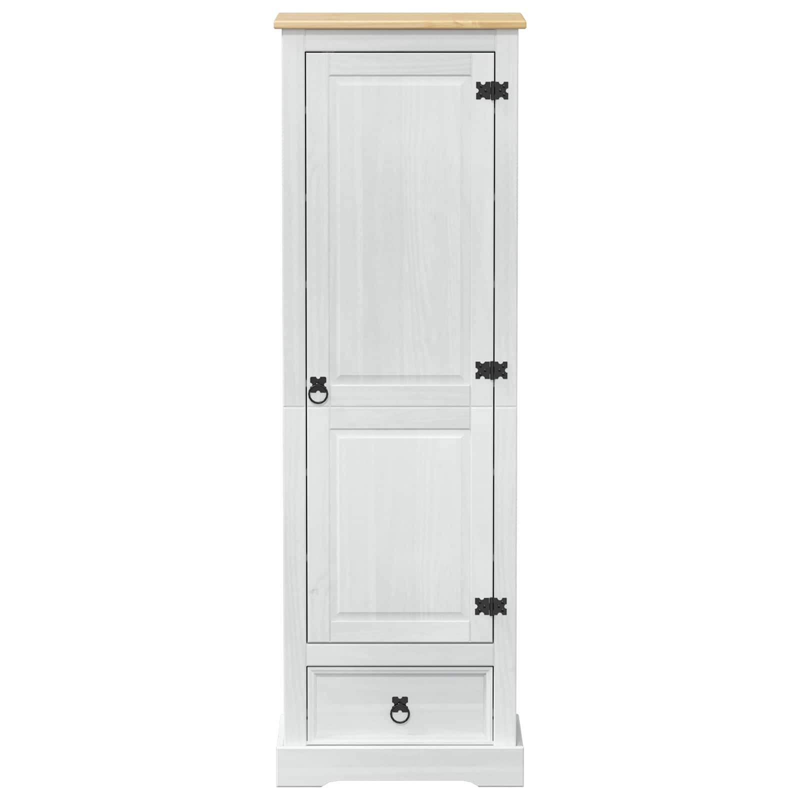 Ormari s ladicama Bijelo 55 x 38 x 170 cm Čvrsto borovo drvo