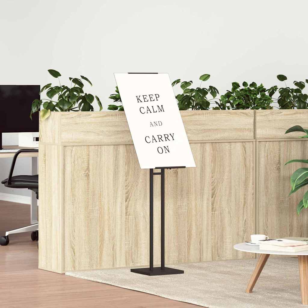 Stalci za sajmove Crna 26,5 x 26,5 x 150 cm Čelik
