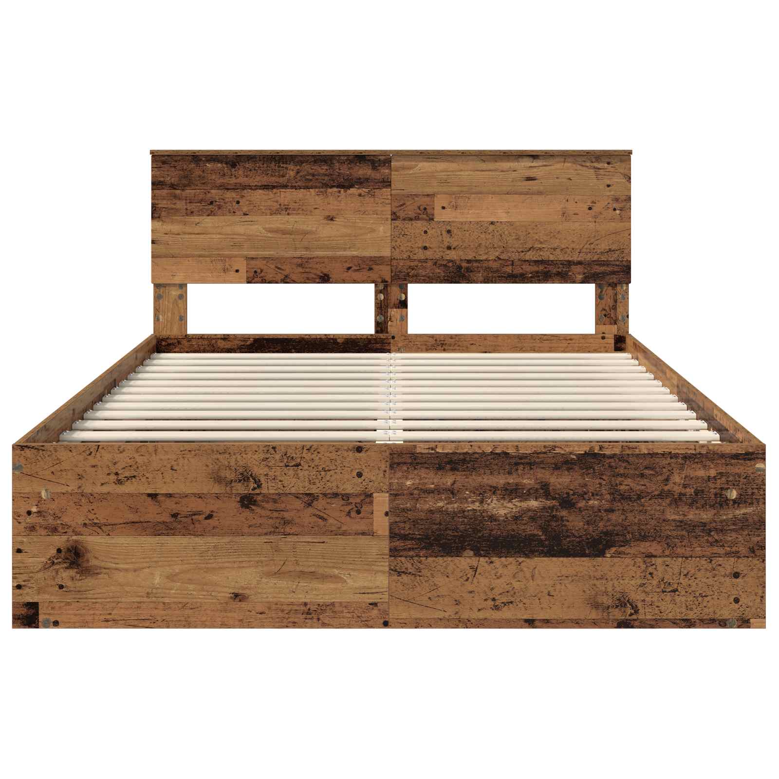 Krevetna konstrukcija Staro drvo 140 x 190 cm Konstruirano drvo