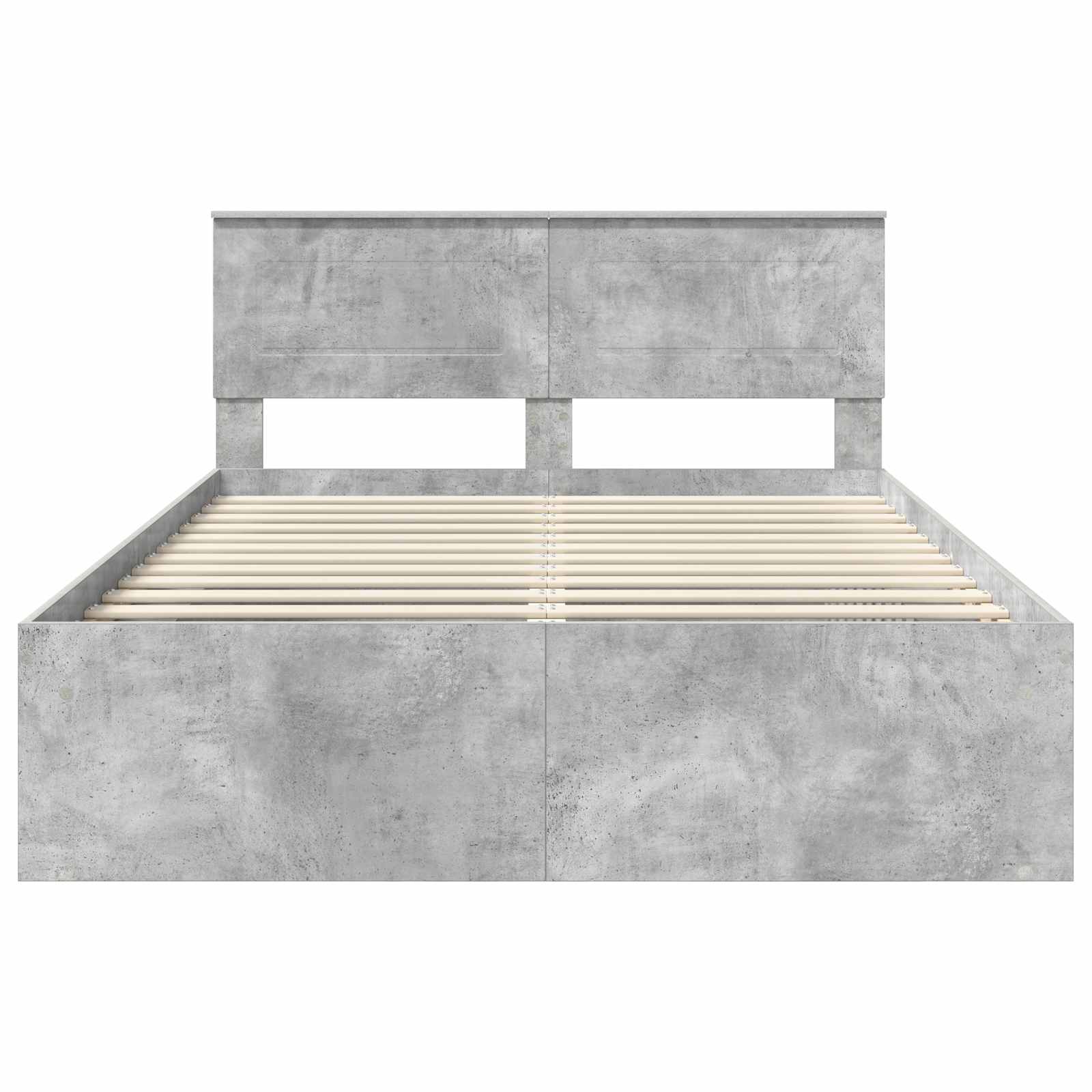 Krevetna konstrukcija Beton 140 x 200 cm Konstruirano drvo
