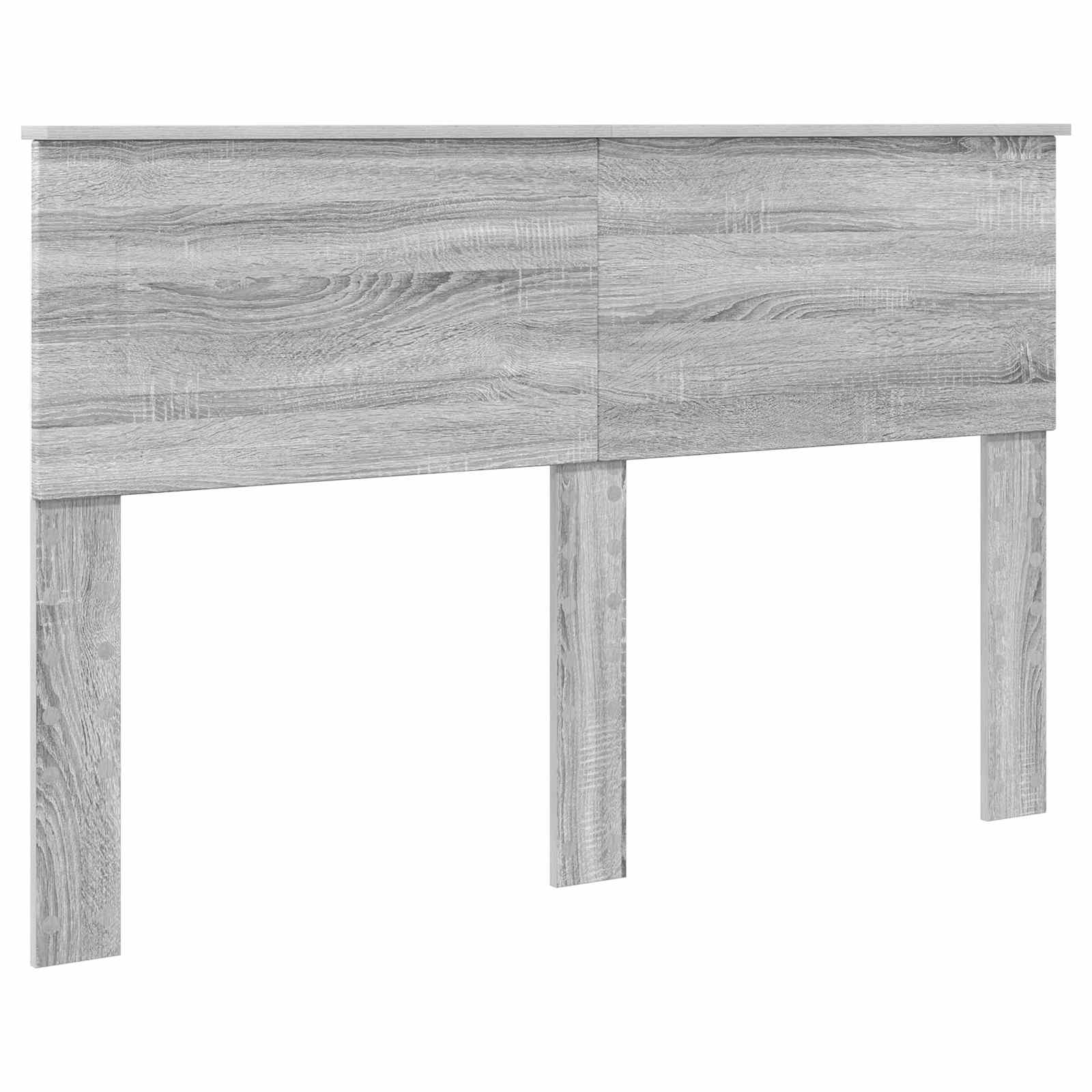 Krevetna konstrukcija S LED lampica Siva Sonoma 160 x 200 cm