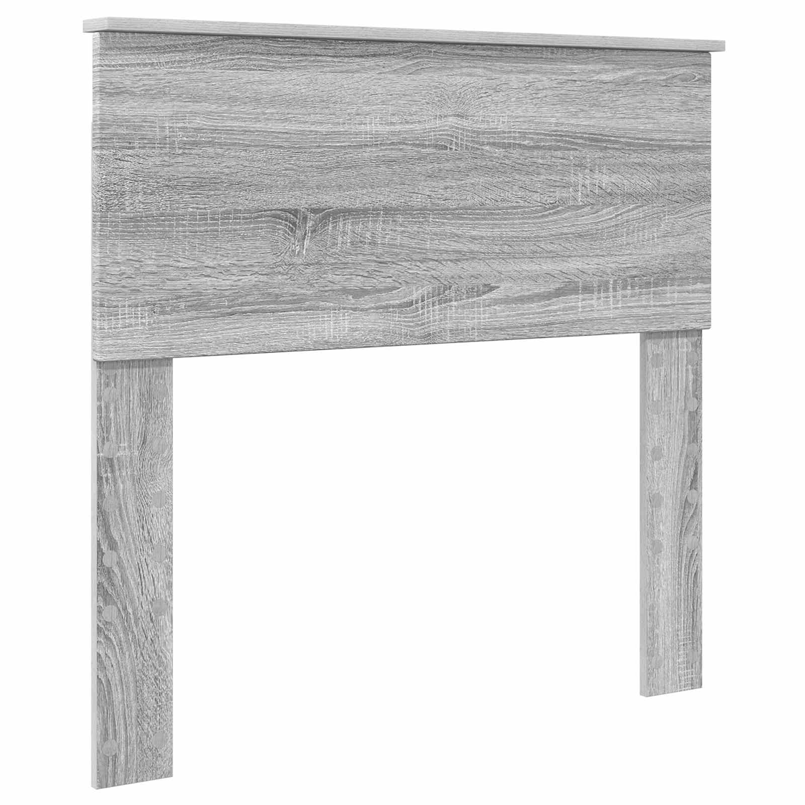 Krevetna konstrukcija Siva Sonoma 70 x 190 cm Konstruirano drvo