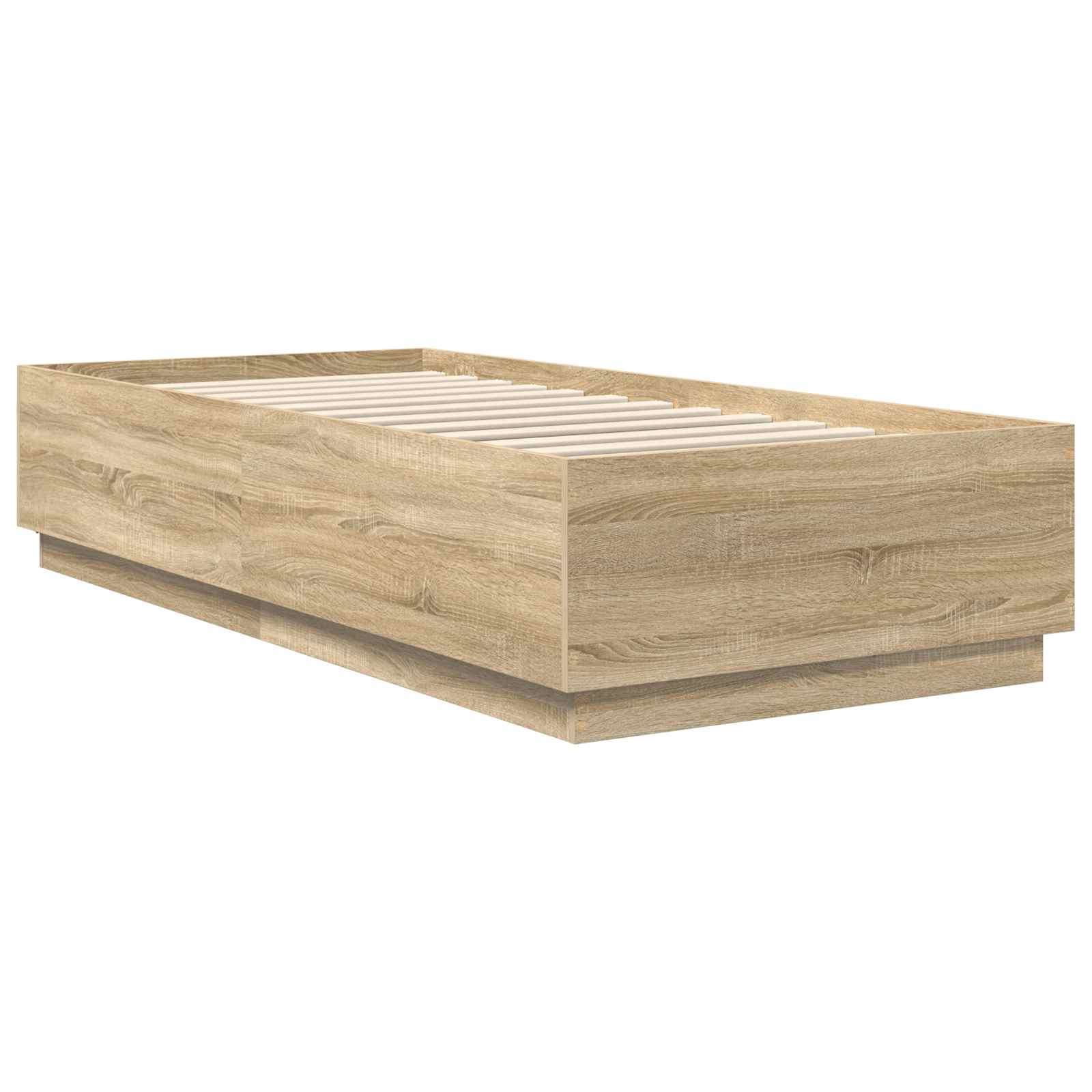 Krevetna konstrukcija s uzglavljem Hrast sonoma 70 x 190 cm