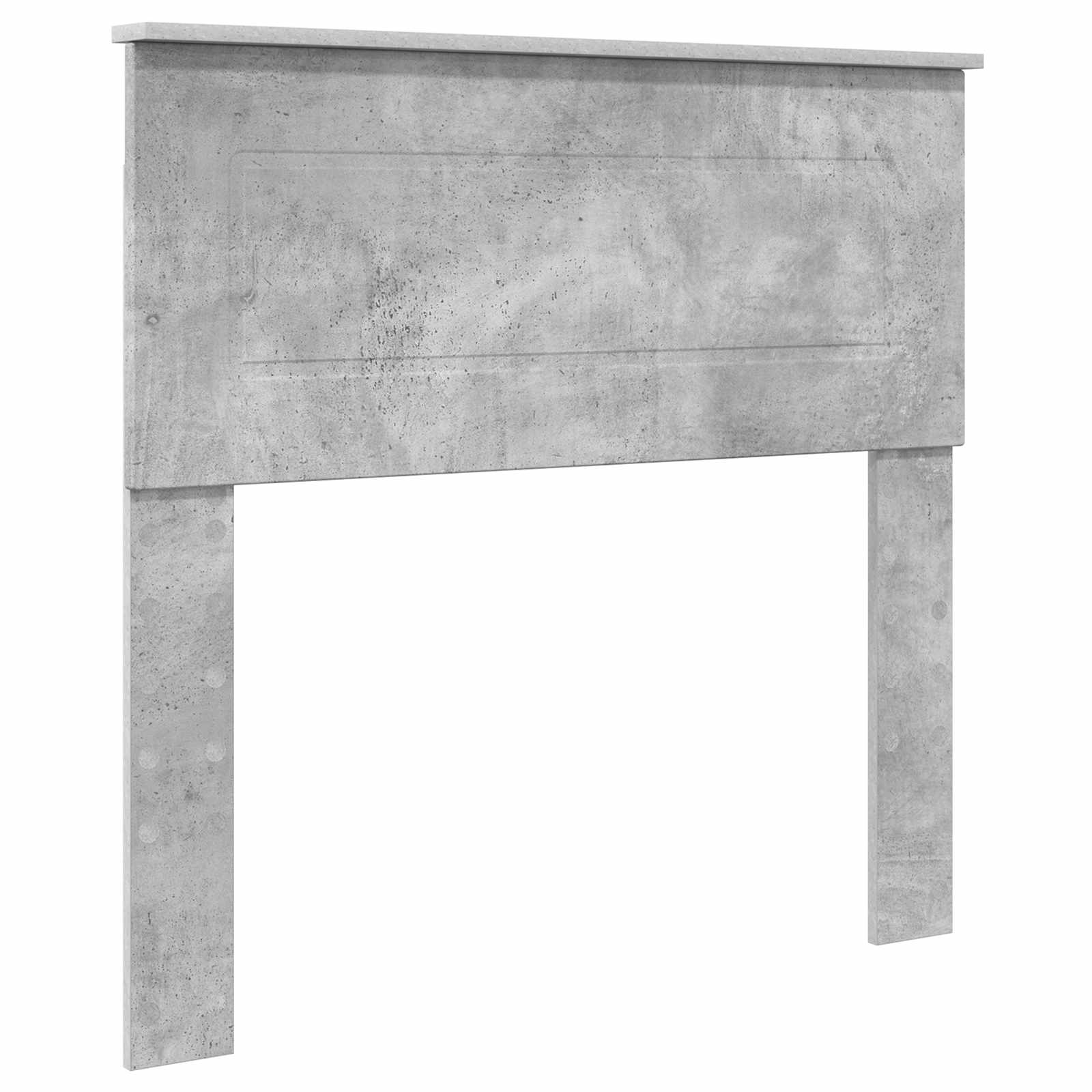 Krevetna konstrukcija Betonski sivi i srebrna 75 x 190 cm