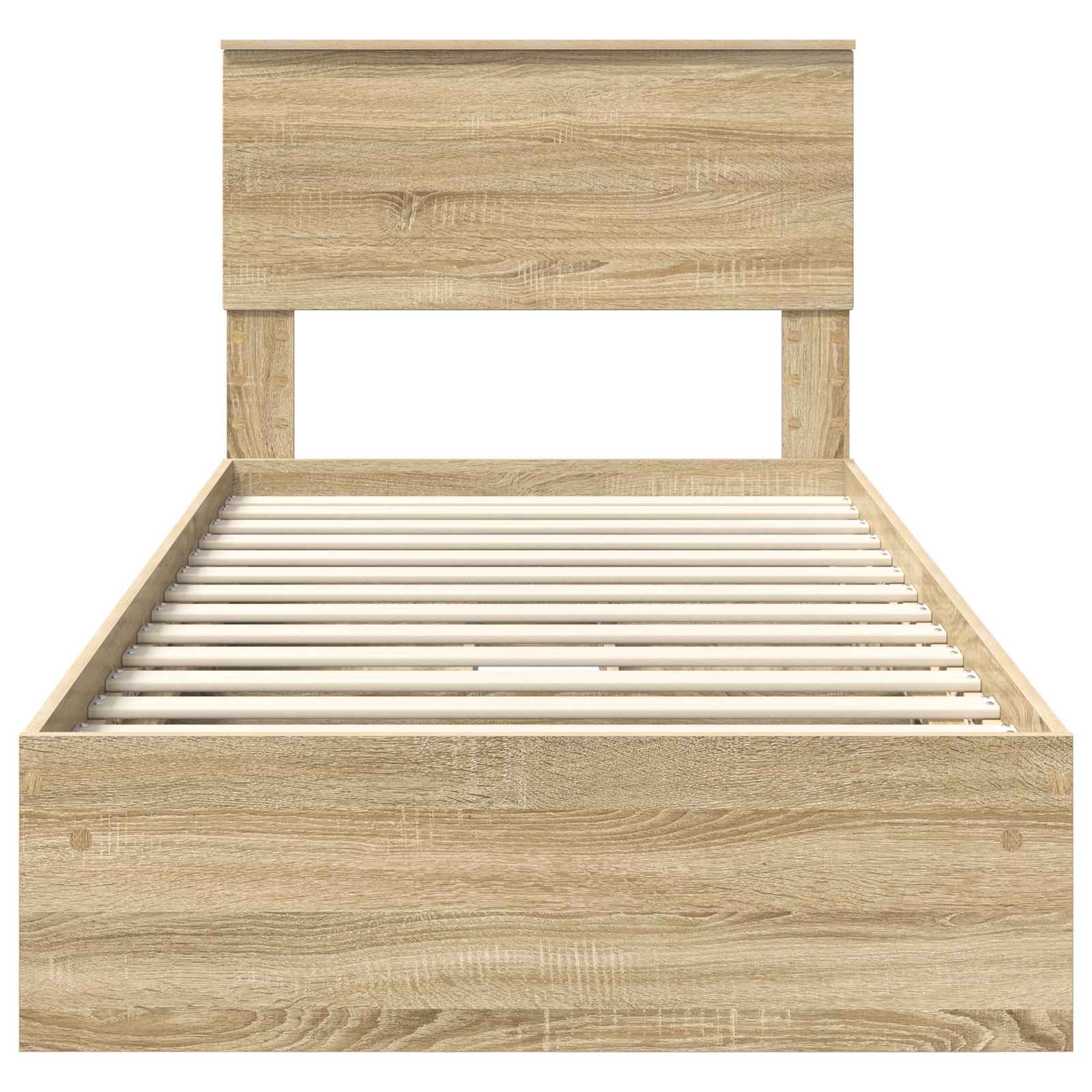 Krevet s od storage Sonoma hrast 75 x 190 cm Konstruirano drvo