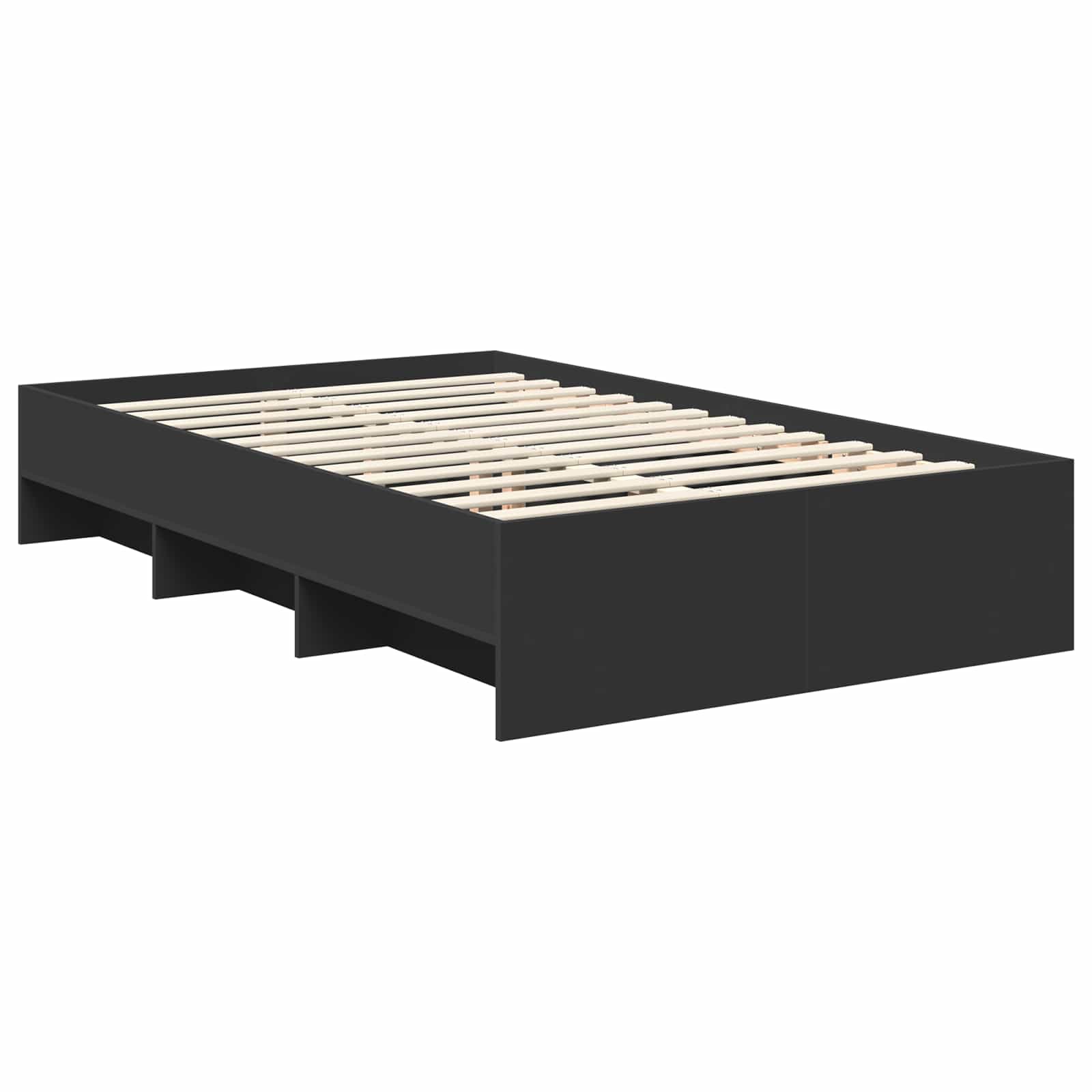 Krevetna konstrukcija Crna 120 x 123 cm Konstruirano drvo