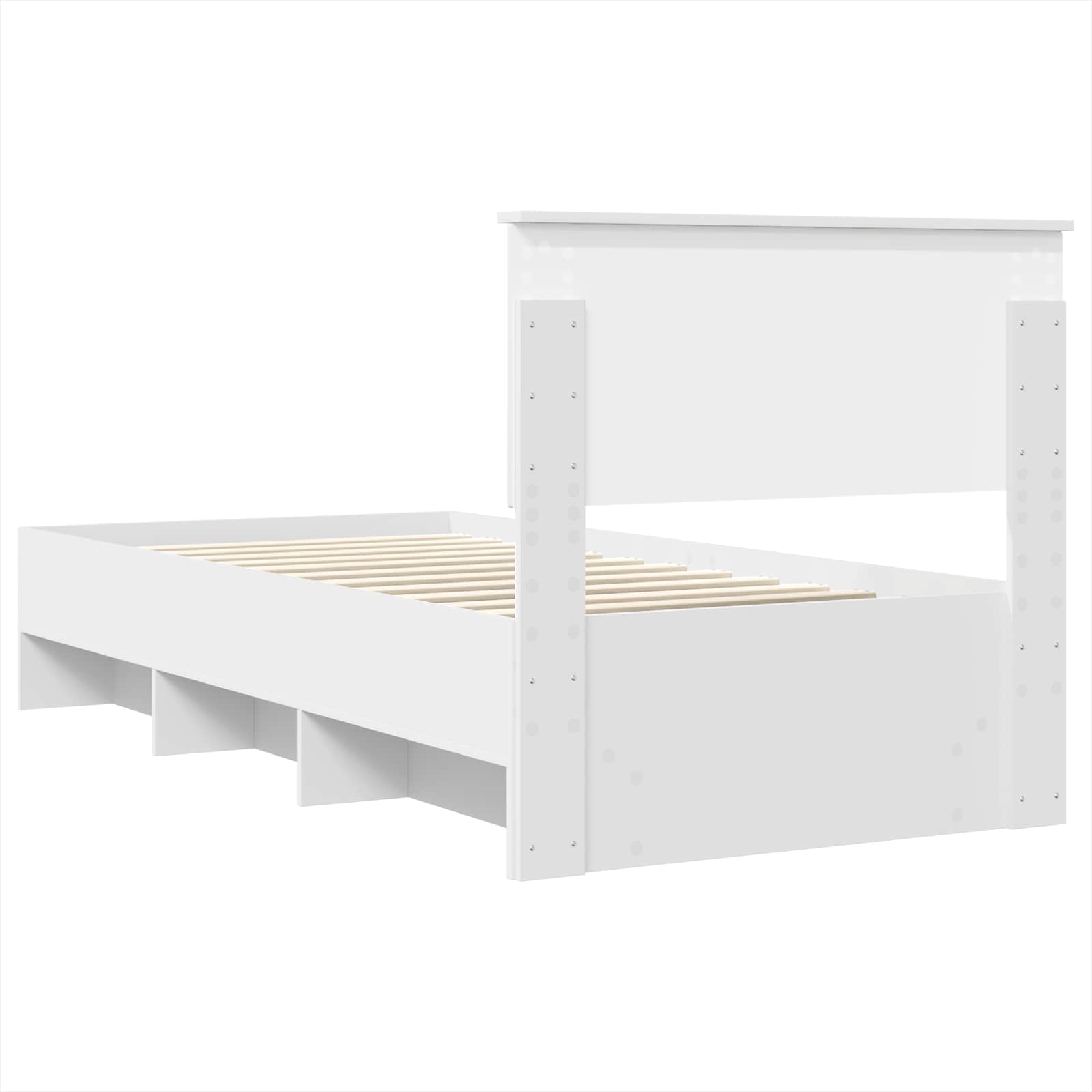 Krevetna konstrukcija Bijelo 80 x 200 cm Konstruirano drvo