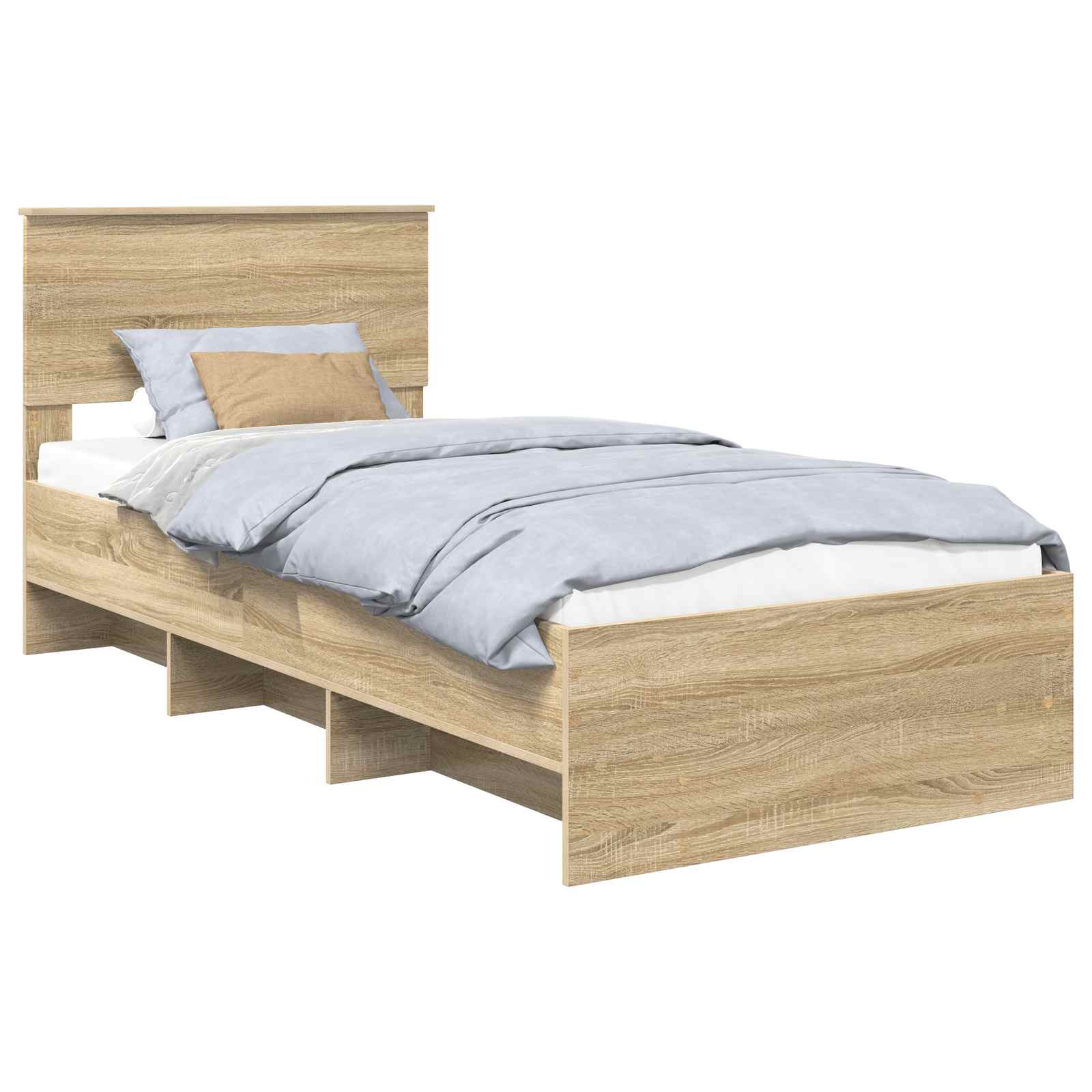Krevetna konstrukcija s uzglavljem Sonoma hrast 80 x 200 cm