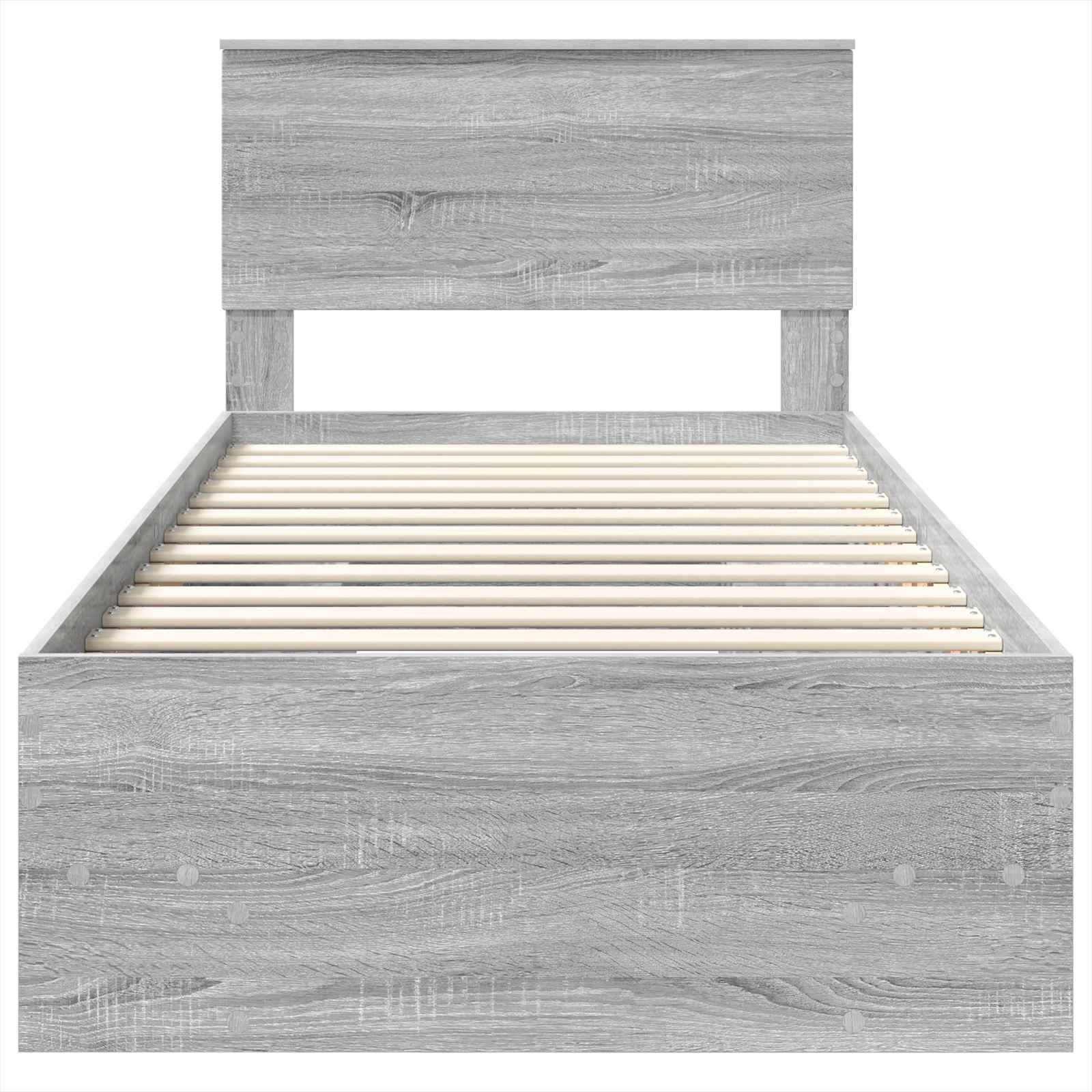 Krevetna konstrukcija Siva Sonoma 80 x 200 cm Konstruirano drvo