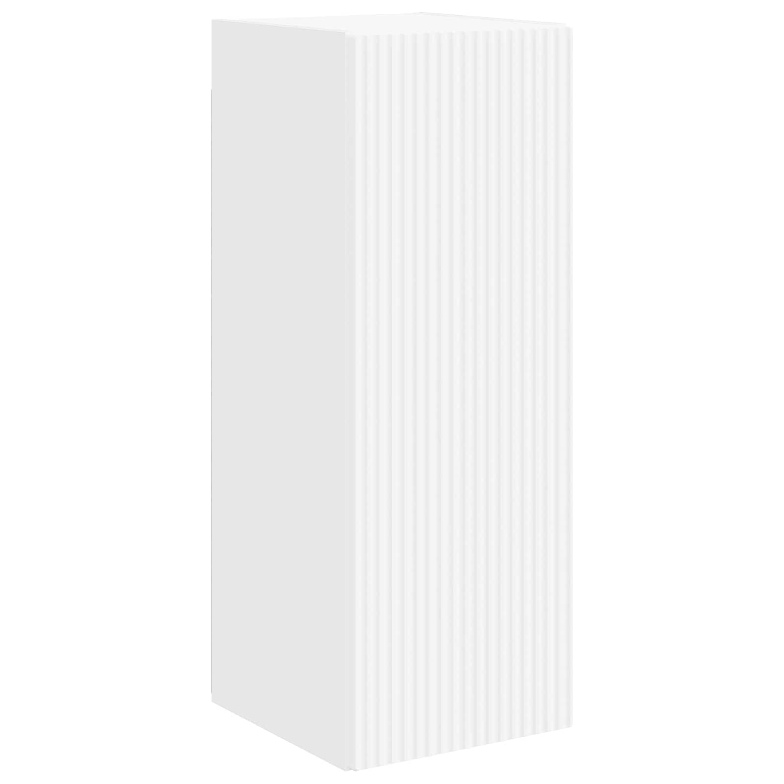 Set zidnog ormarića za TV Zidne 4 pcs Bijelo Konstruirano drvo