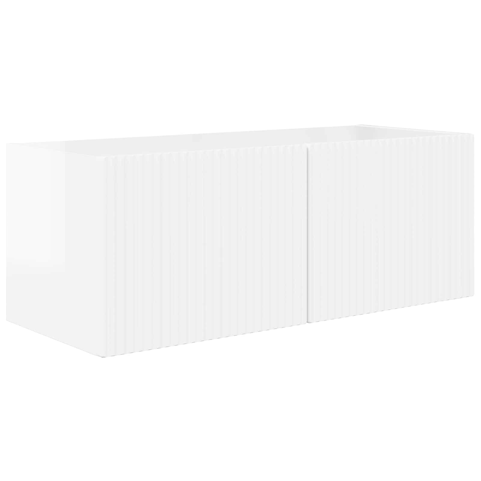 Set zidnog ormarića za TV Zidne 4 pcs Visoki sjaj bijela