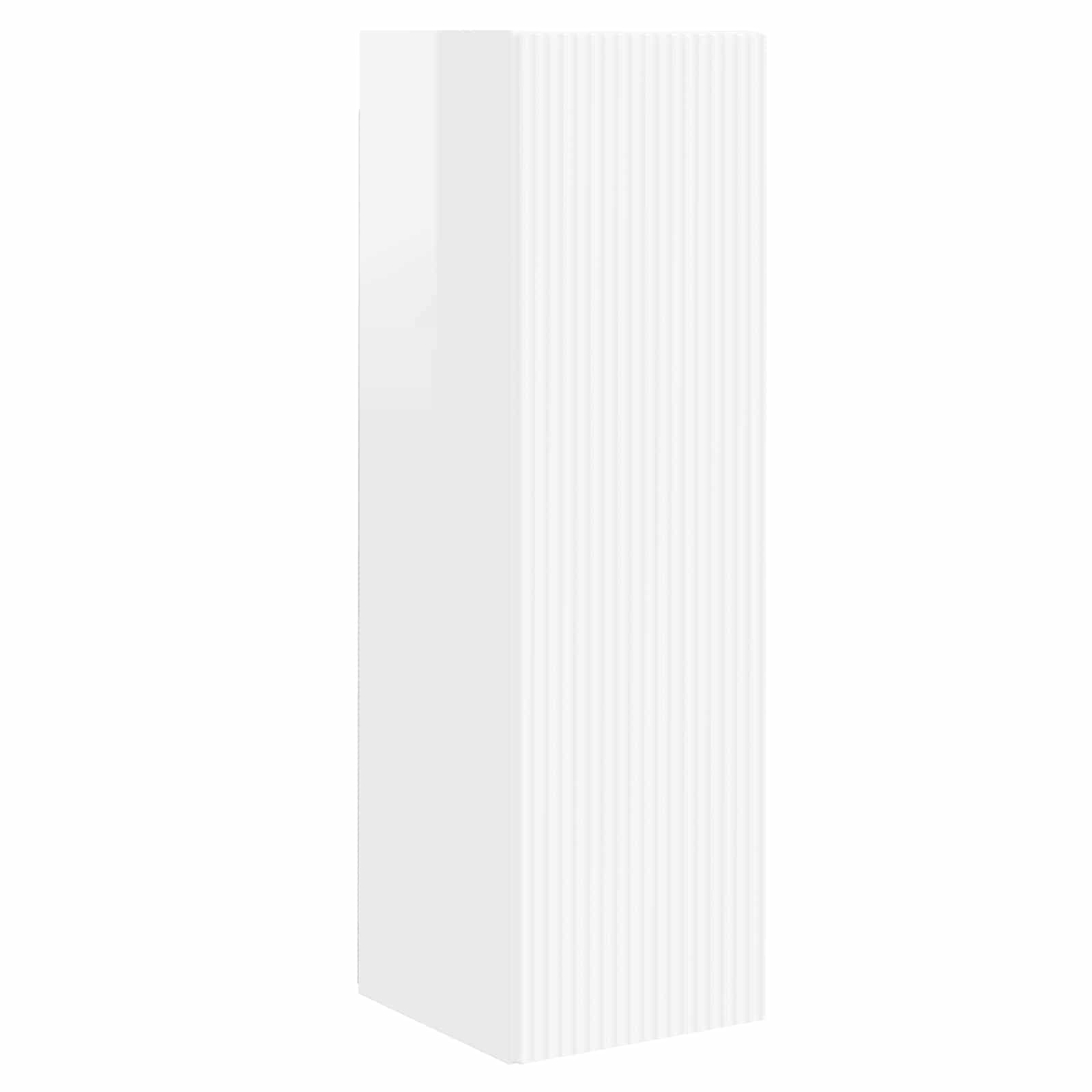 Set zidnog ormarića za TV Zidne 4 pcs Visoki sjaj bijela