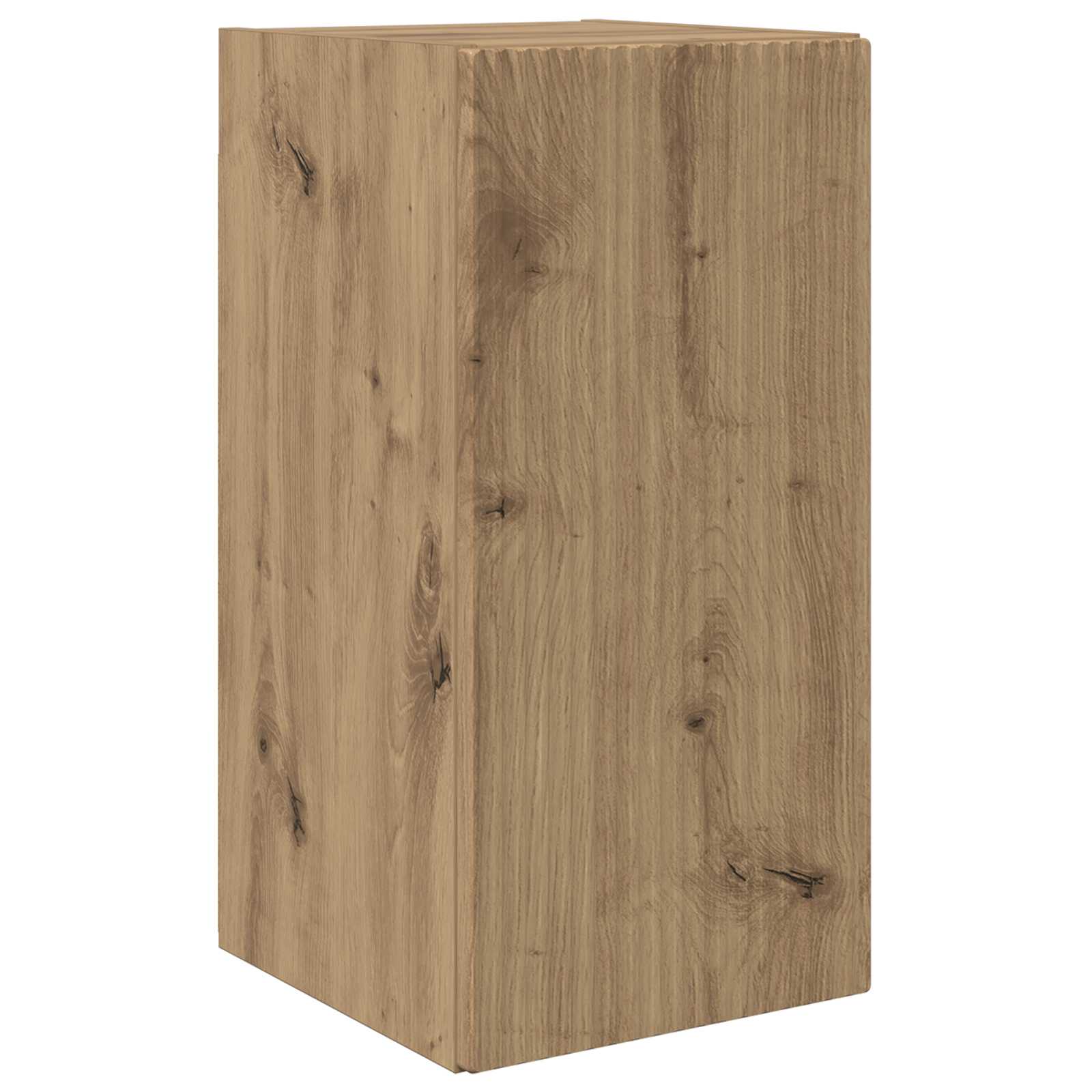 Set zidnog ormarića za TV Zidne 4 pcs Umjetnički hrast