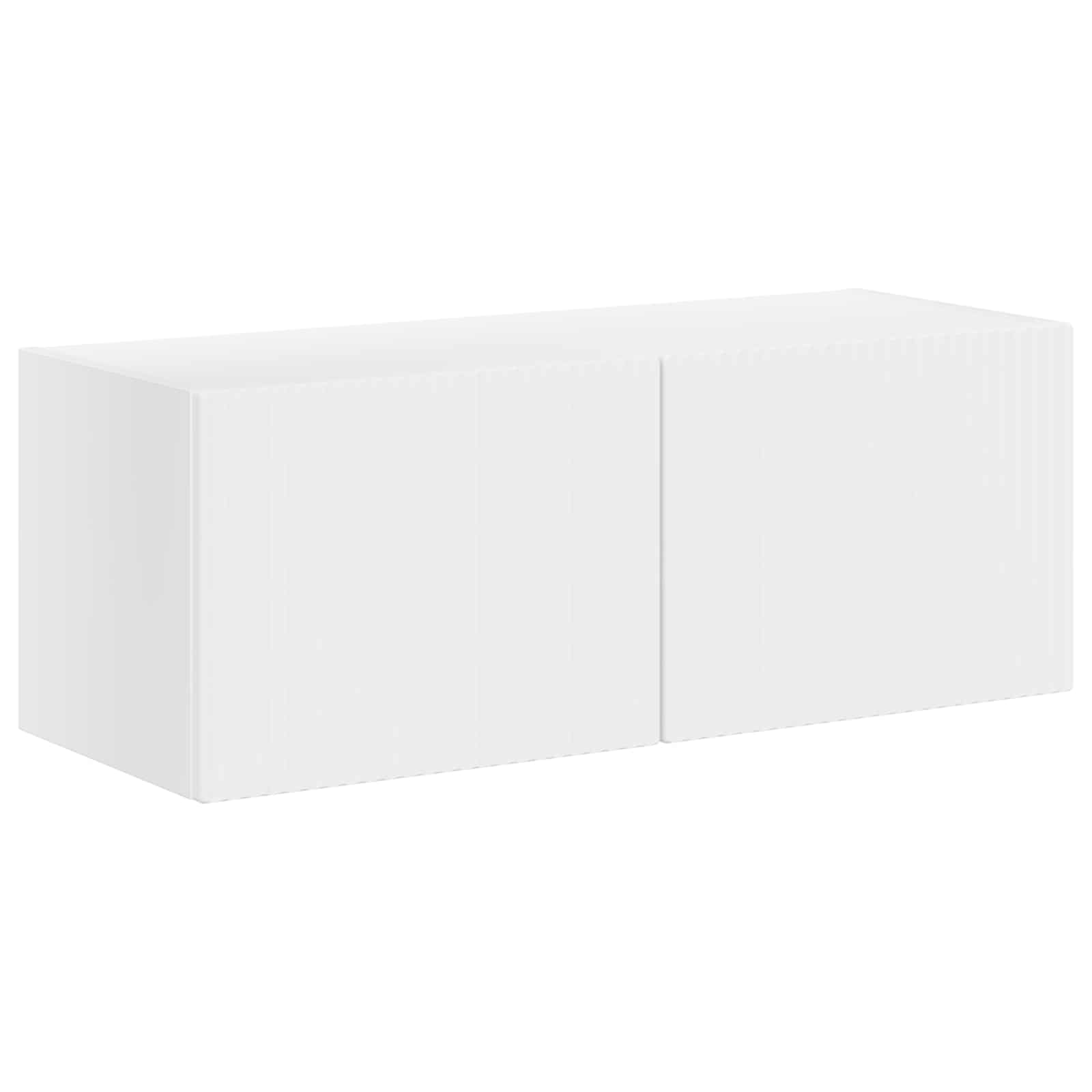 Set zidnog ormarića za TV Zidne 6 pcs Bijelo