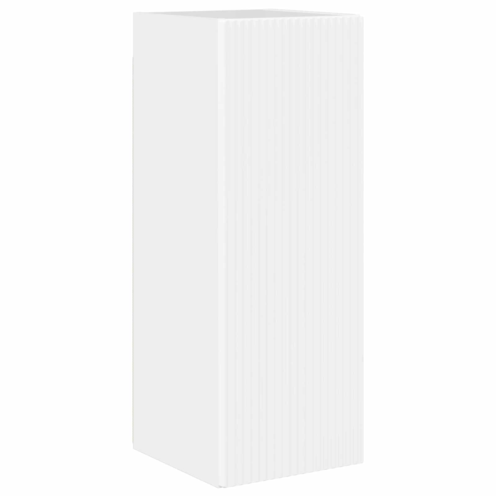 Set zidnog ormarića za TV Zidne 6 pcs Visoki sjaj bijela