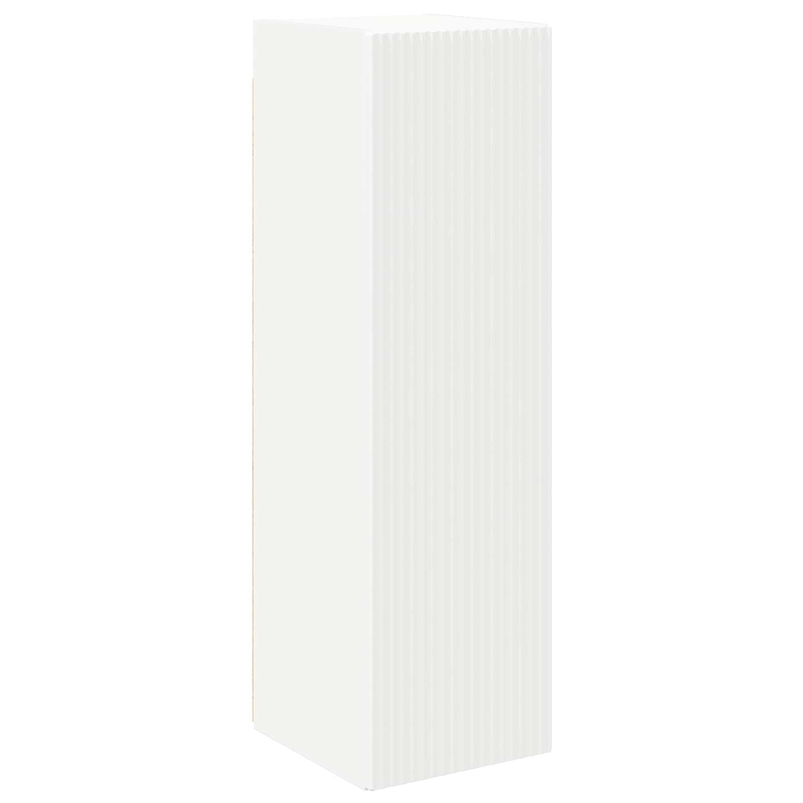 Set zidnog ormarića za TV Zidne 6 pcs Bijelo
