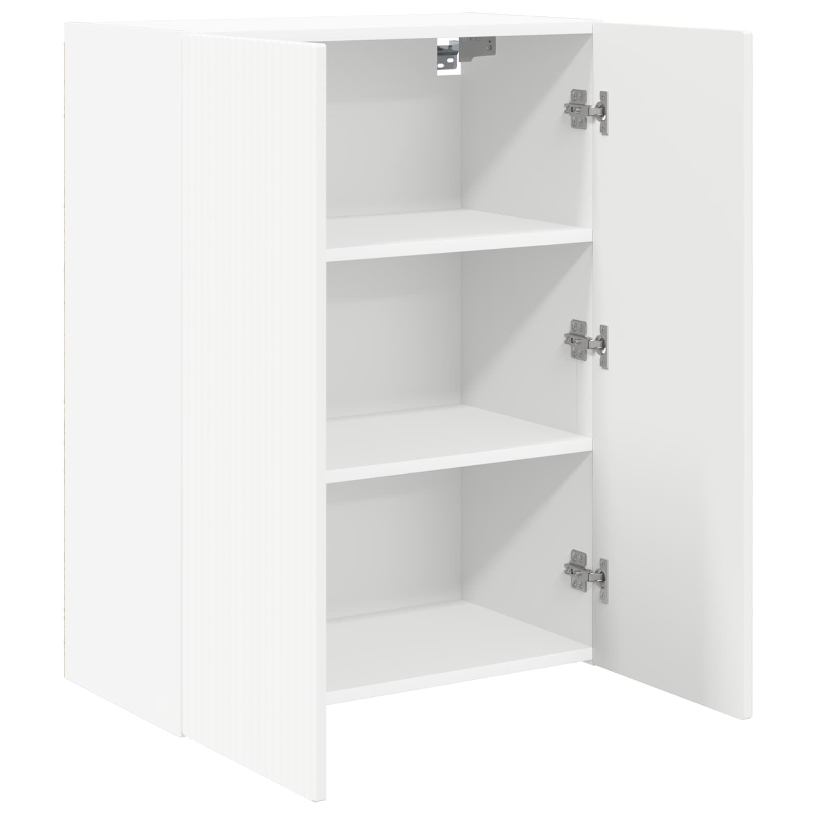 Set zidnog ormarića za TV Zidne 6 pcs Bijelo