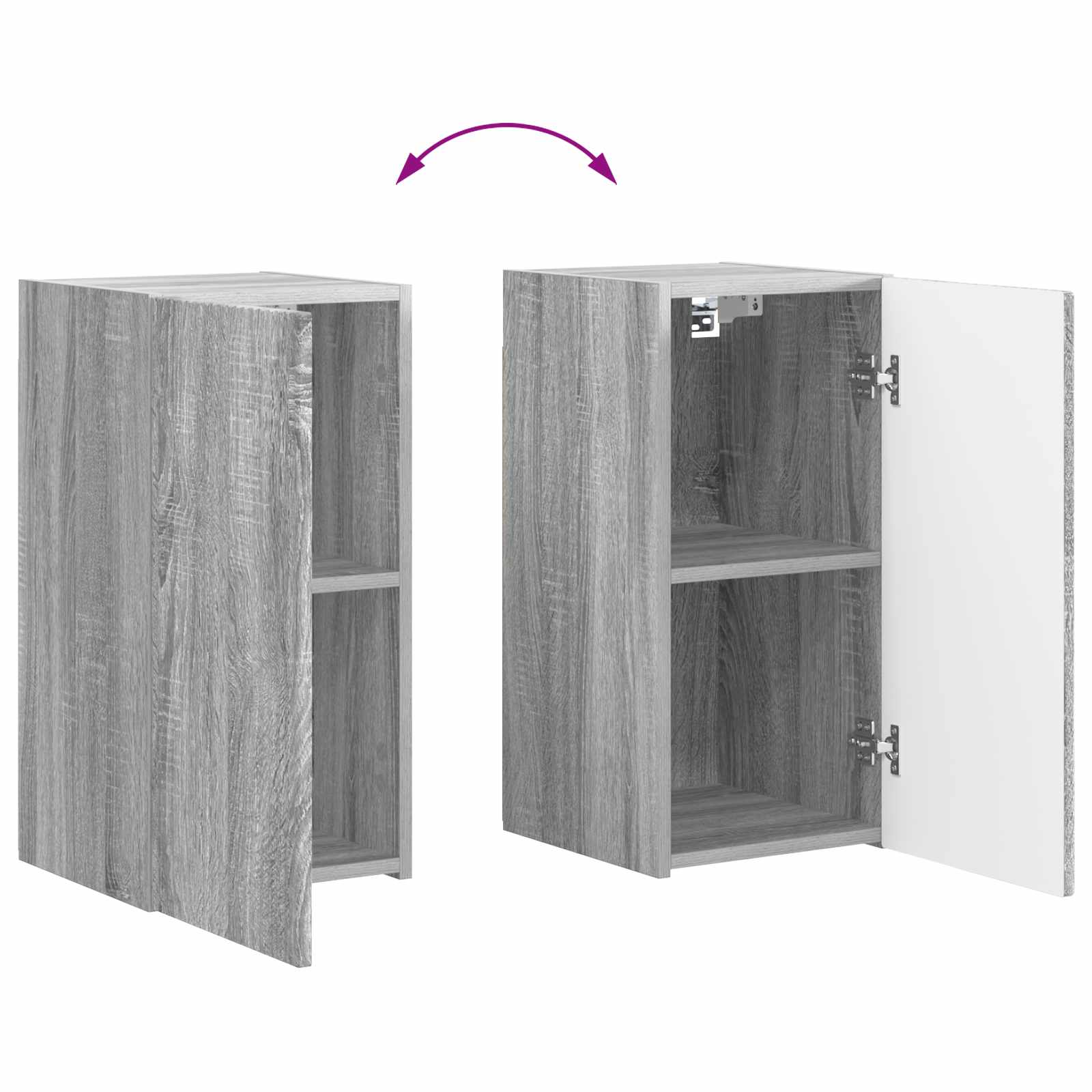 TV ormar 8 pcs Siva Sonoma