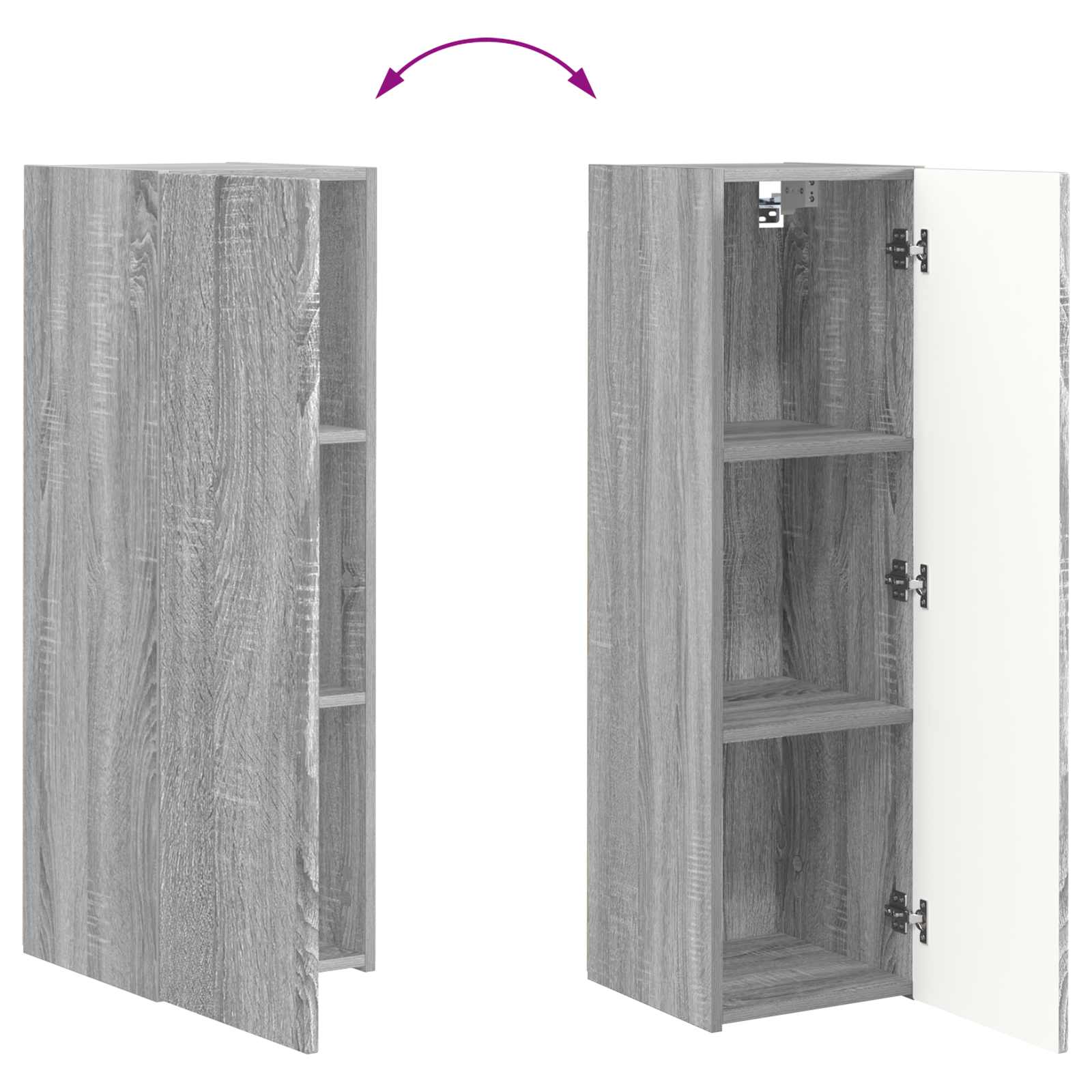 TV ormar 5 pcs Siva Sonoma