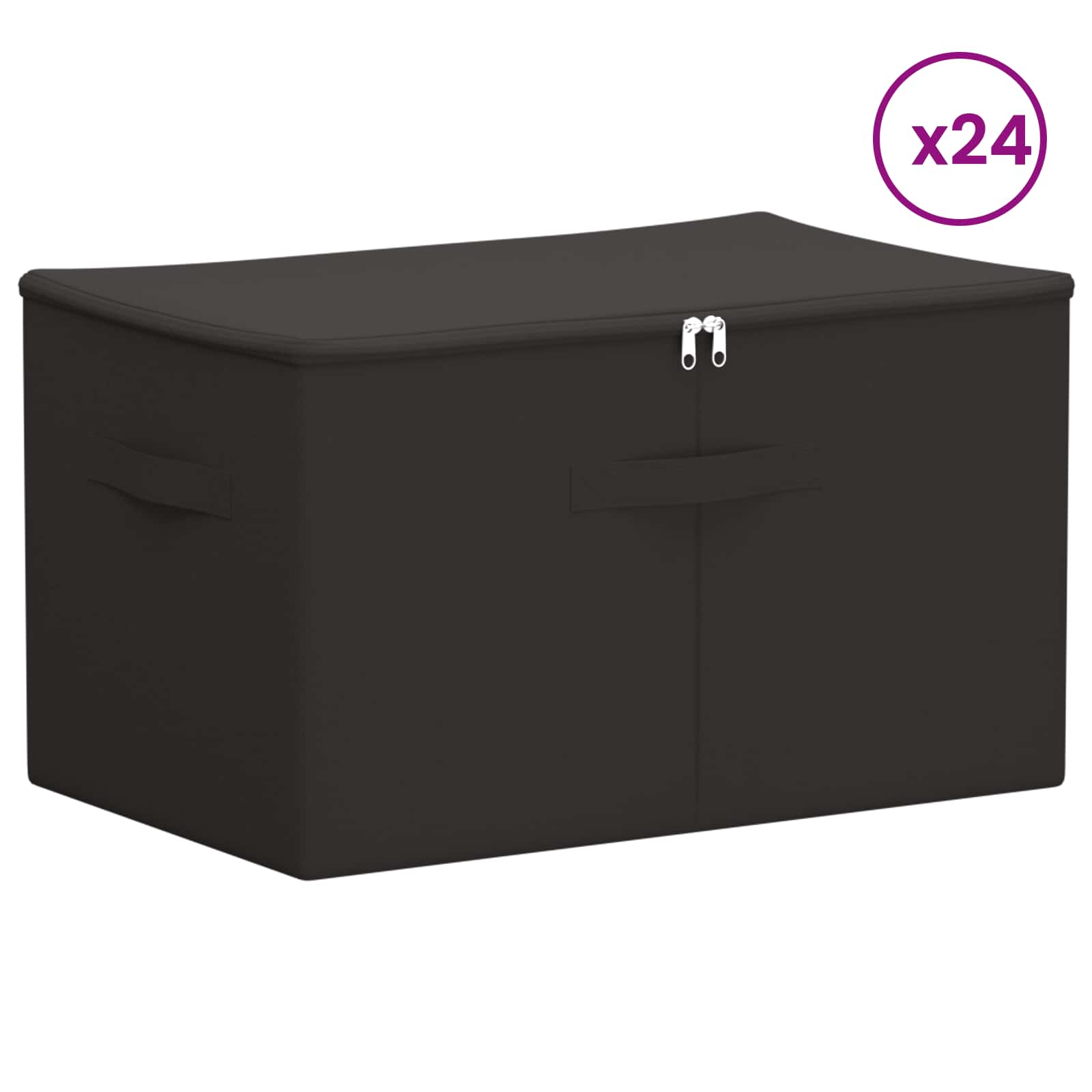 Kutija za spremanje 24 pcs Antracit 55 x 35 x 32 cm
