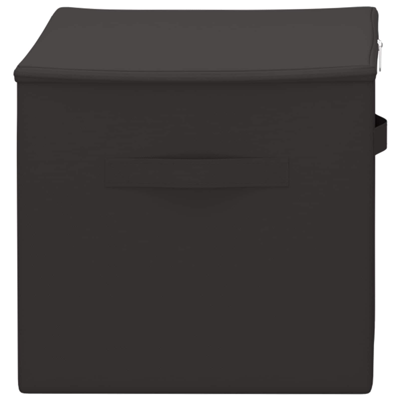 Kutija za spremanje Antracit 60 x 43 x 35 cm Netkana tkanina