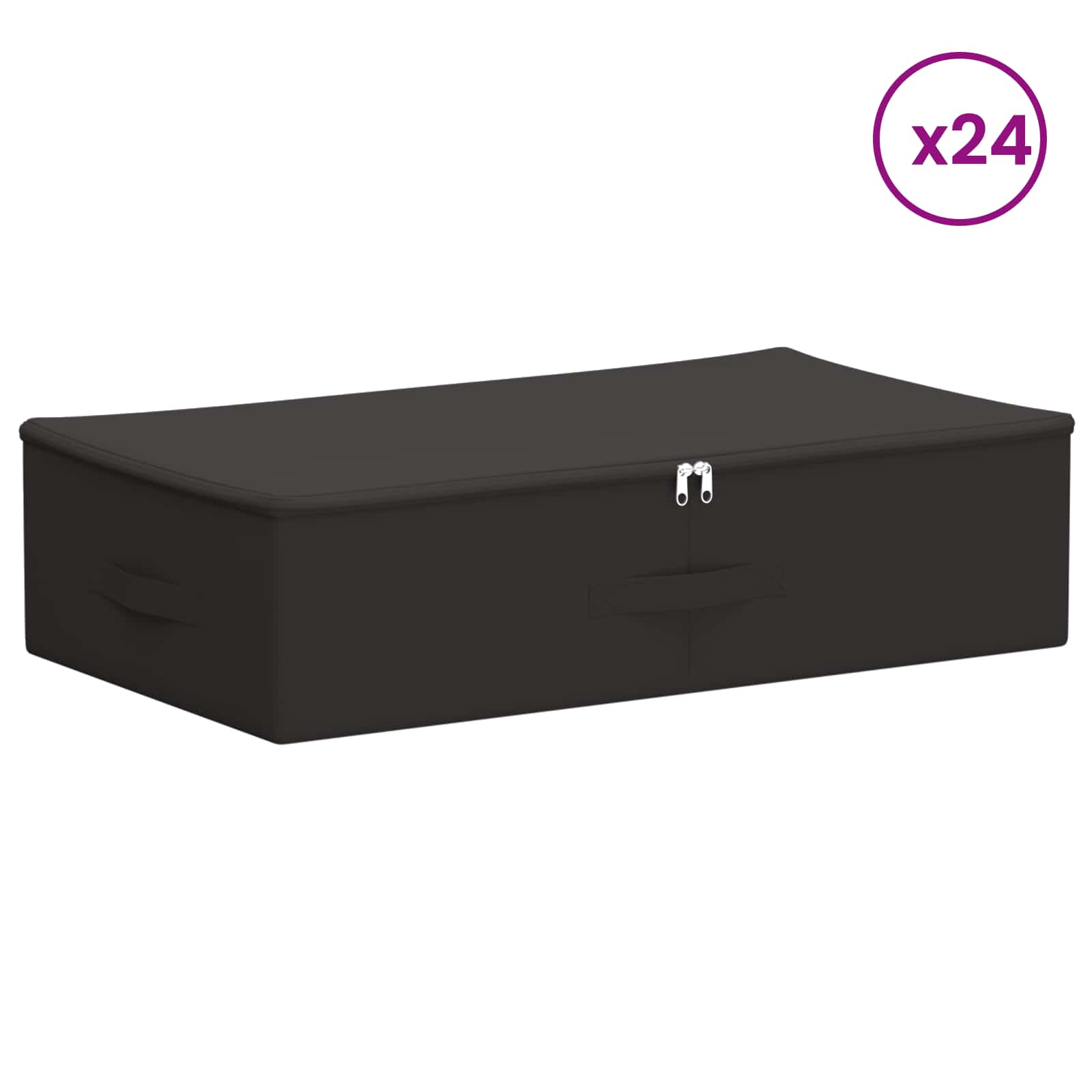 Kutija za spremanje 24 pcs Antracit 70 x 40 x 18 cm