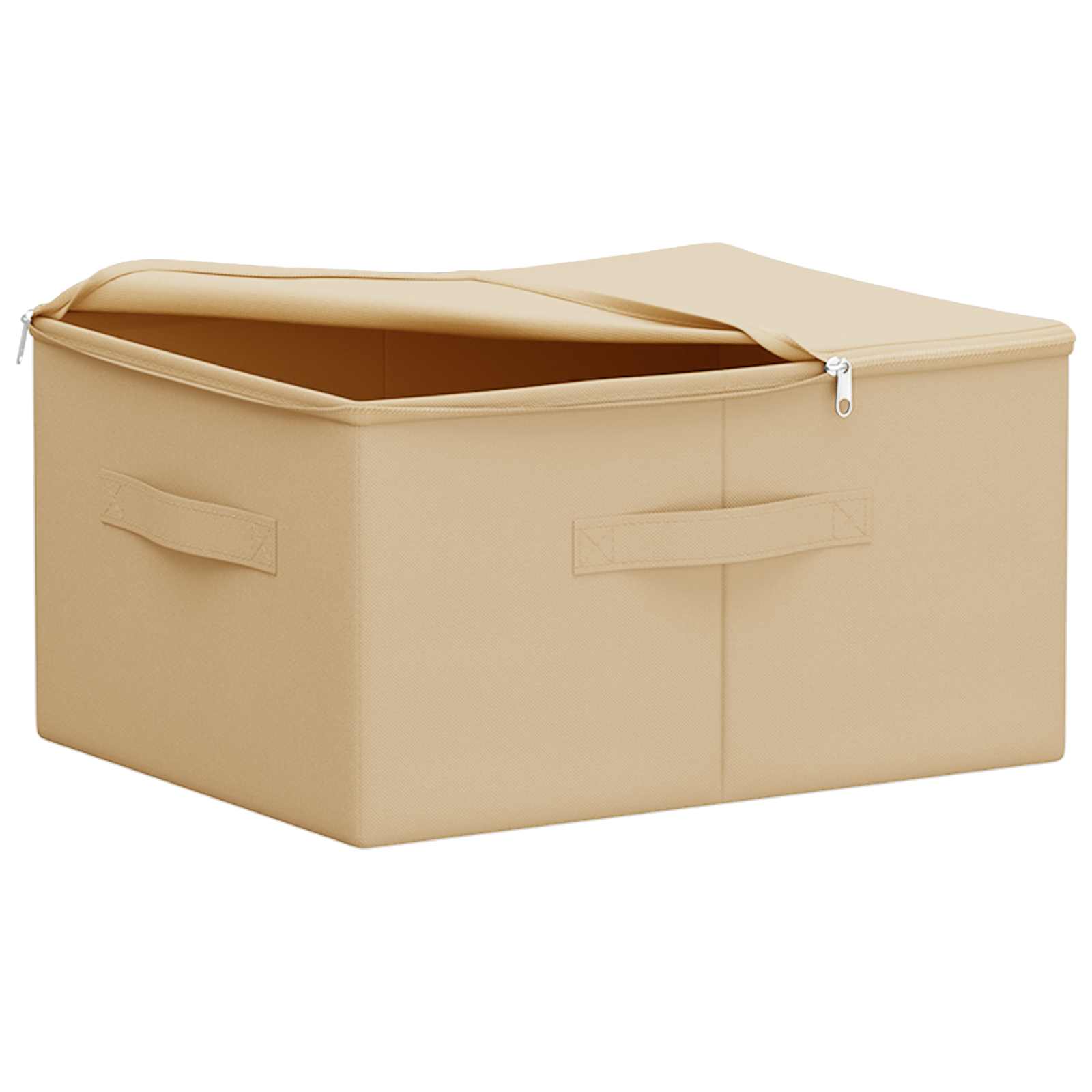 Kutija za spremanje Krem 43 x 34 x 23 cm Netkana tkanina
