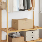 Kutija za spremanje 6 pcs Krem 50 x 30 x 25 cm Netkana tkanina