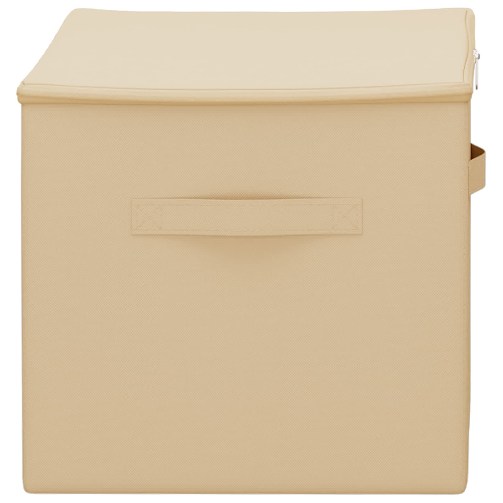 Kutija za spremanje Krem 55 x 35 x 32 cm Netkana tkanina