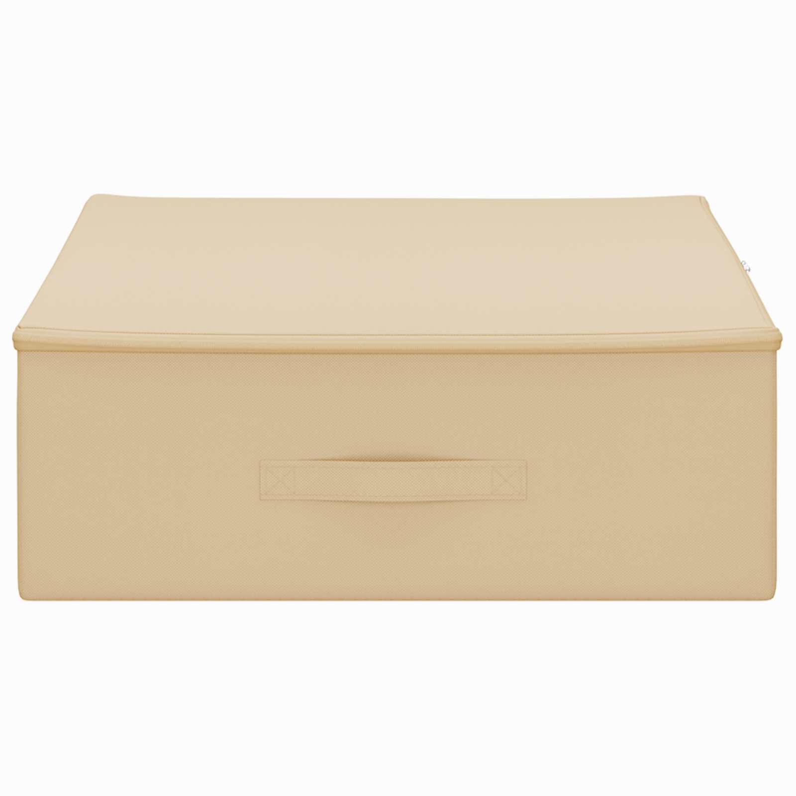 Kutija za spremanje 6 pcs Krem 90 x 48 x 15 cm Netkana tkanina