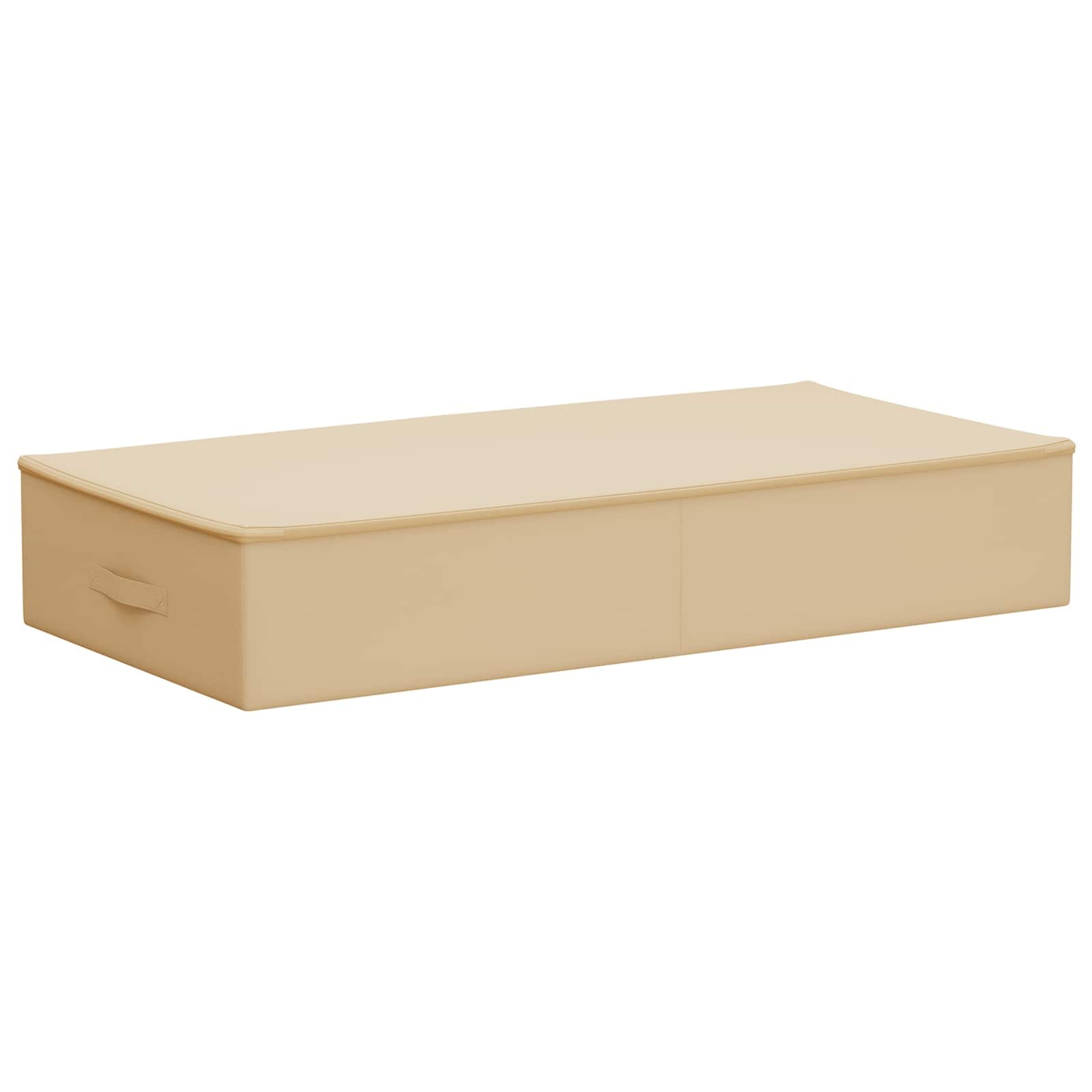 Kutija za spremanje 2 pcs Krem 100 x 50 x 18 cm Netkana tkanina