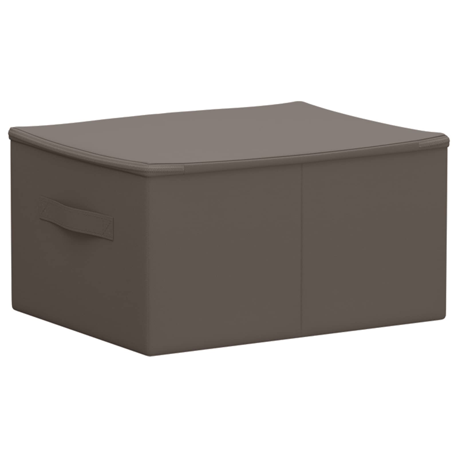 Kutija za spremanje 24 pcs Siva 43 x 34 x 23 cm Netkana tkanina