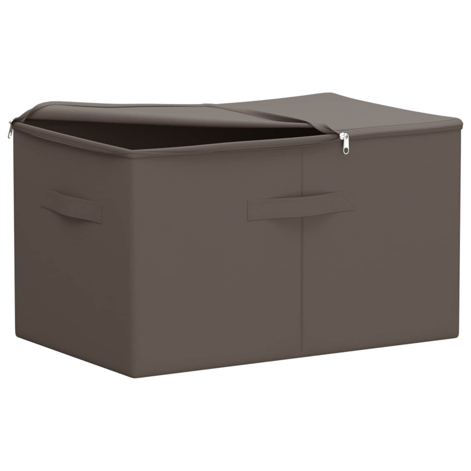 Kutija za spremanje 24 pcs Siva 55 x 35 x 32 cm Netkana tkanina
