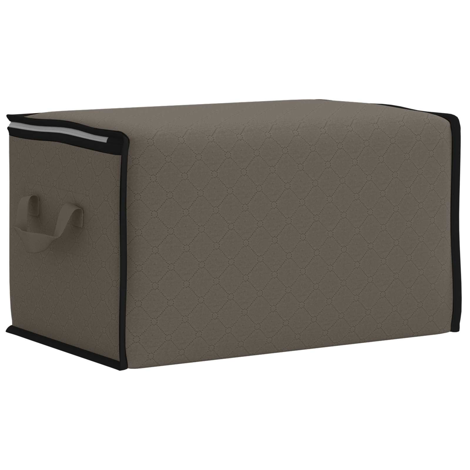 Kutija za pohranu s prozirnim bočnim oknom Siva 43 x 34 x 23 cm