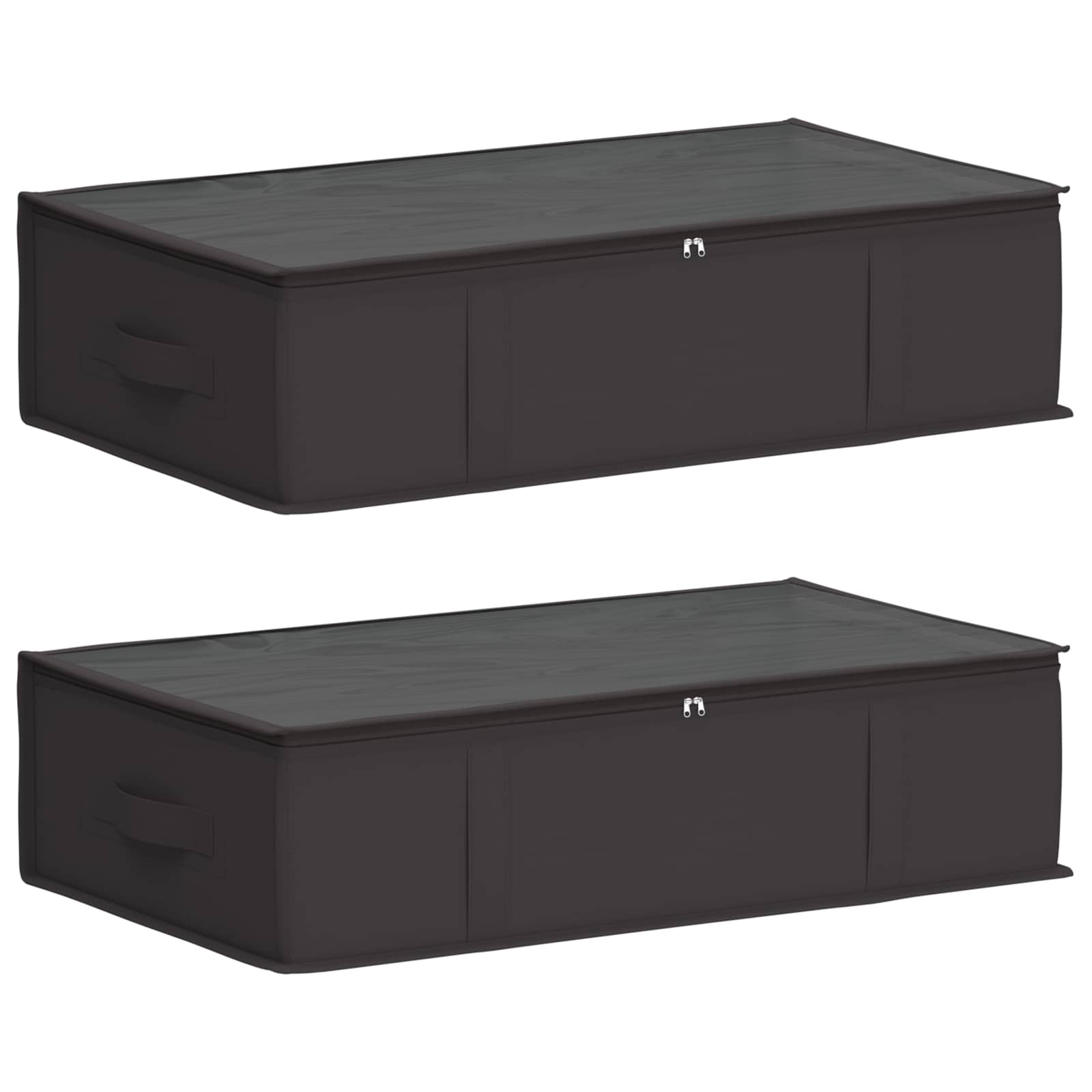 Kutija za pohranu s prozirnim prozorom na vrhu 2 pcs Antracit